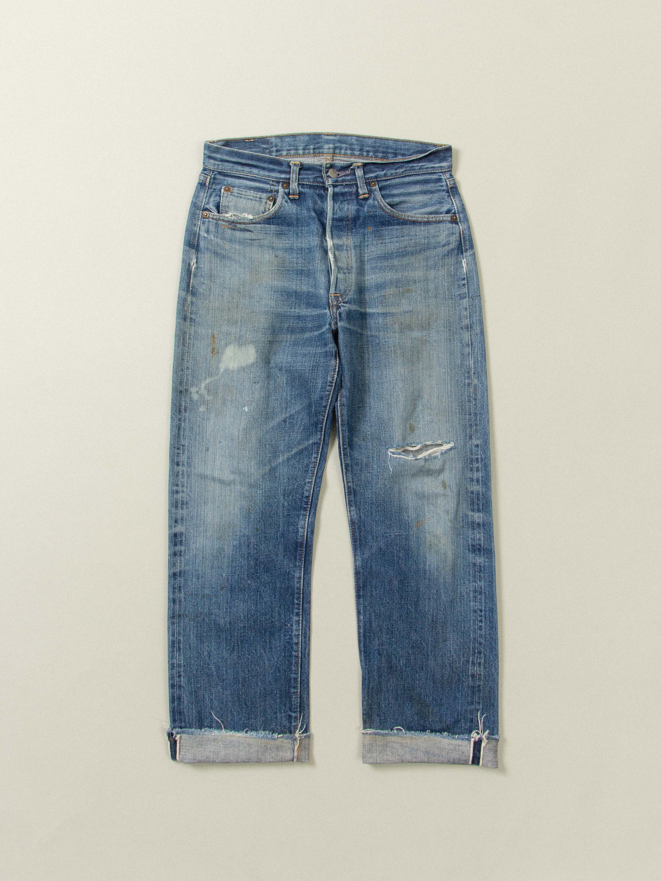 Levi's 1960 501 Z Selvedge Men's Vintage Jeans - Pressed Blues 38