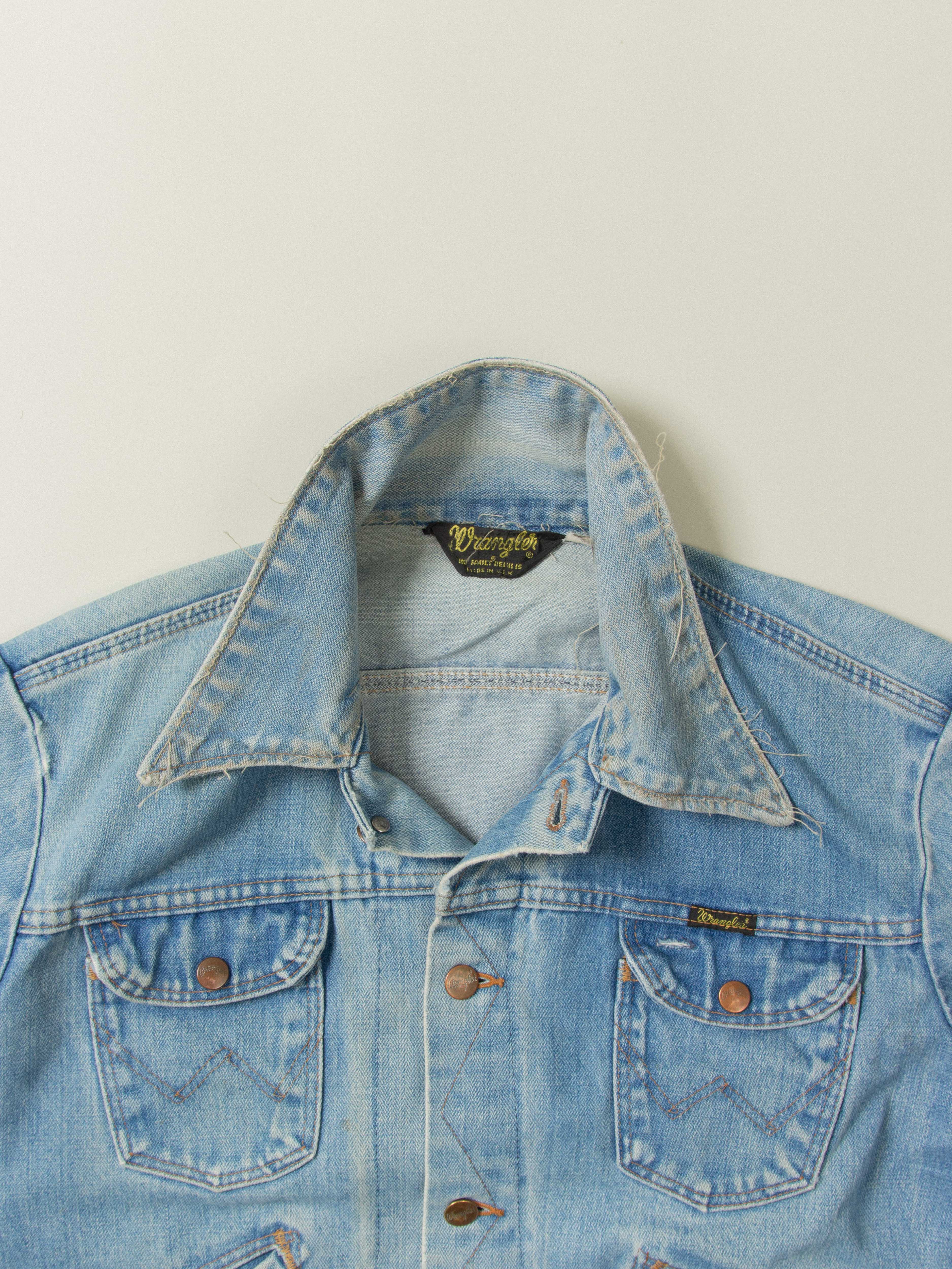 Vintage wrangler denim on sale jacket