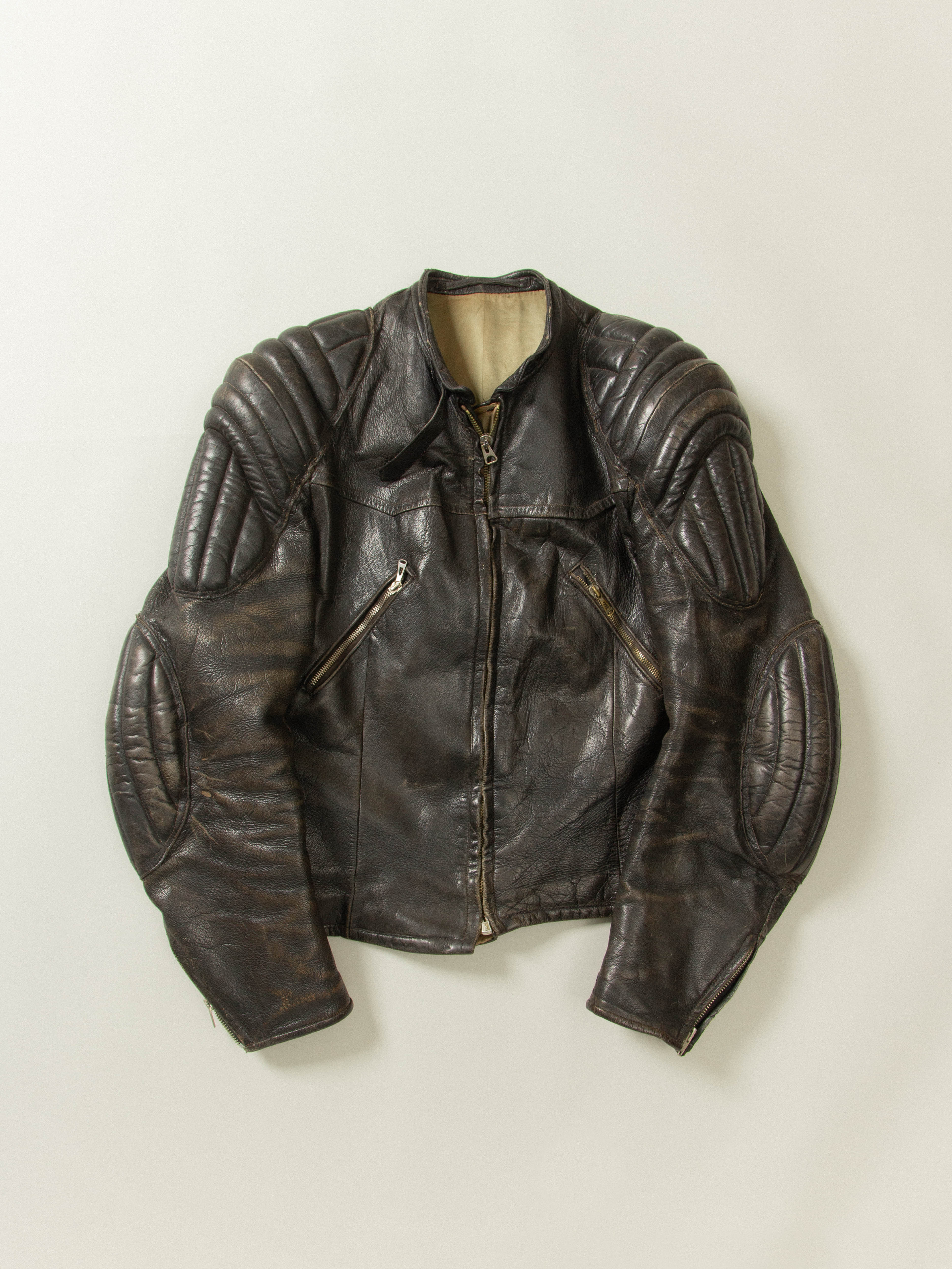 Vtg 1950s Swedish Motorcycle Leather Jacket (M) – Broadway & Sons