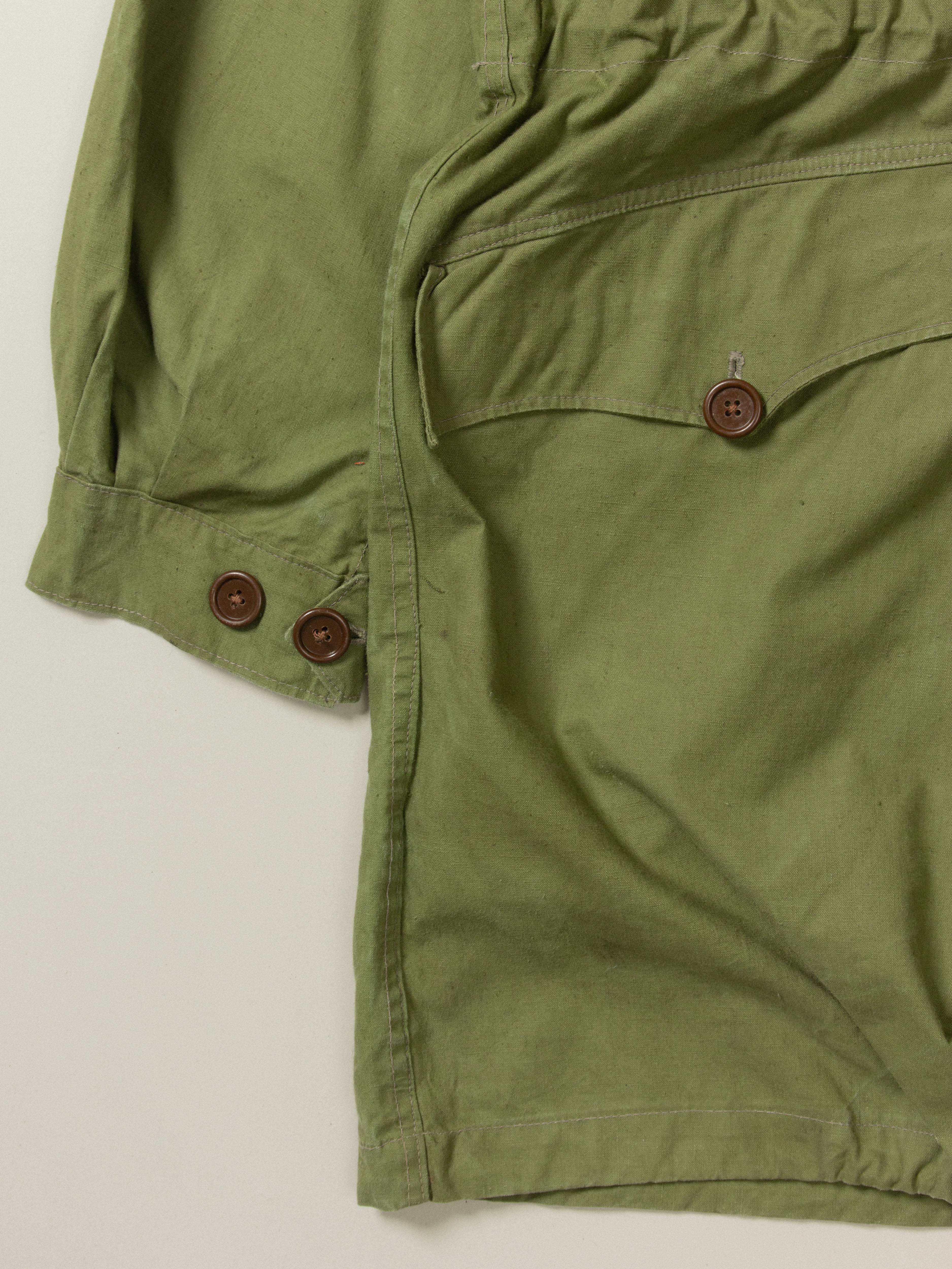 Vtg 1950s French Army Smock (M)