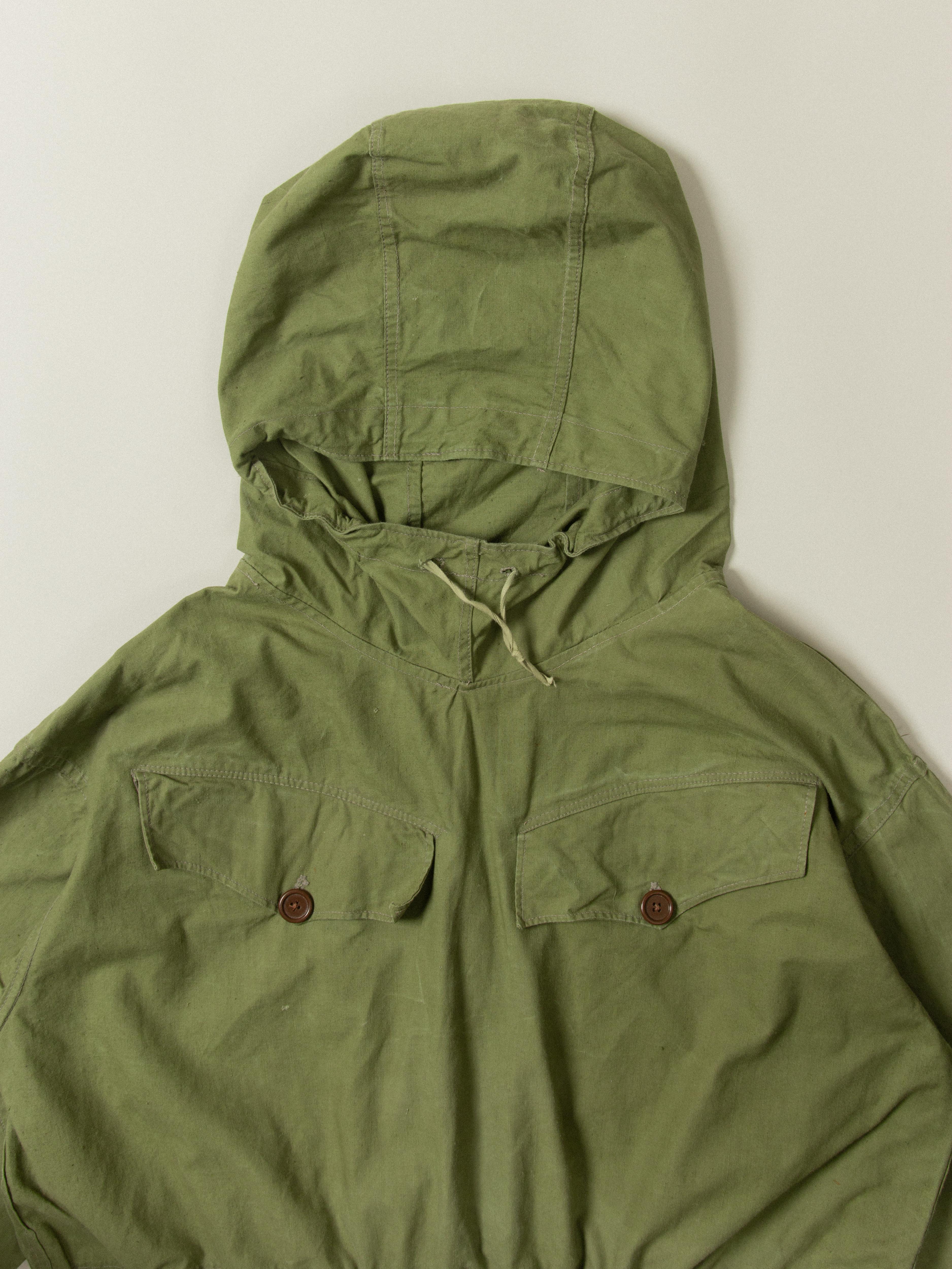 Vtg 1950s French Army Smock (M)