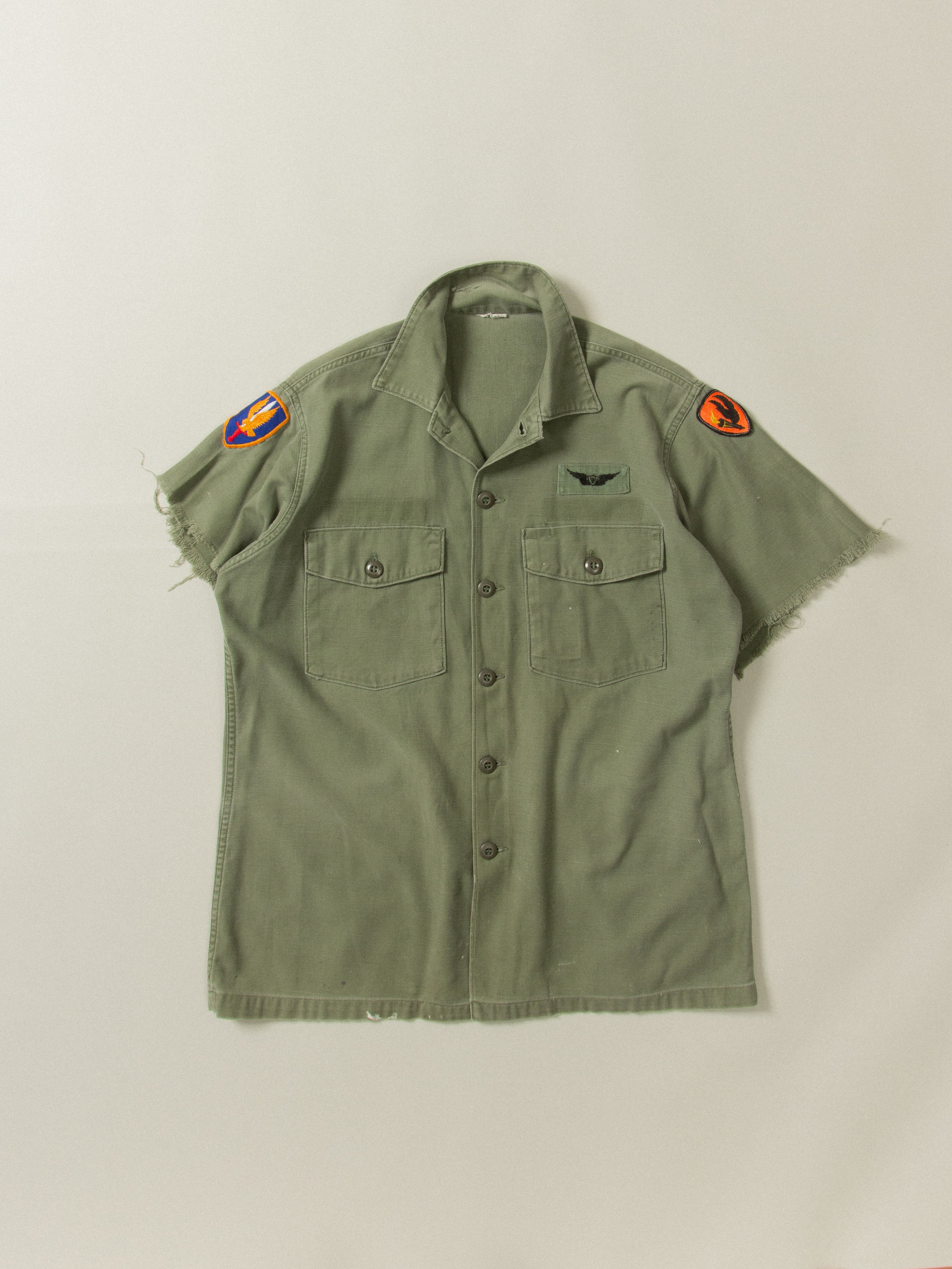 Vtg 1960s US Army Cut-Off Type III Fatigue Shirt (M) – Broadway & Sons