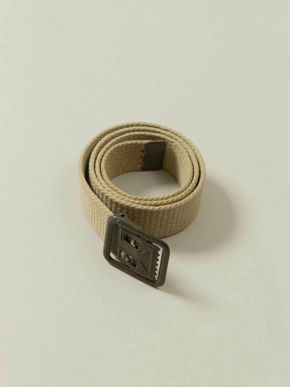 Vtg 1960s-1980s French Army Canvas Belts