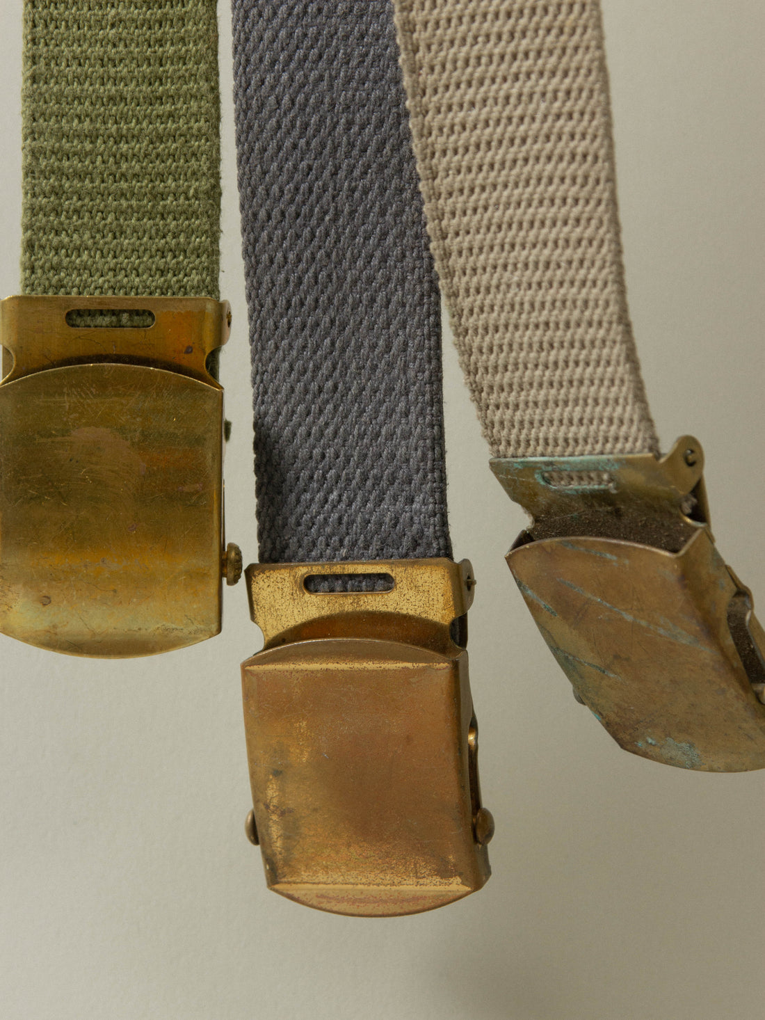 Vtg 1960s-1980s Military Canvas Belts