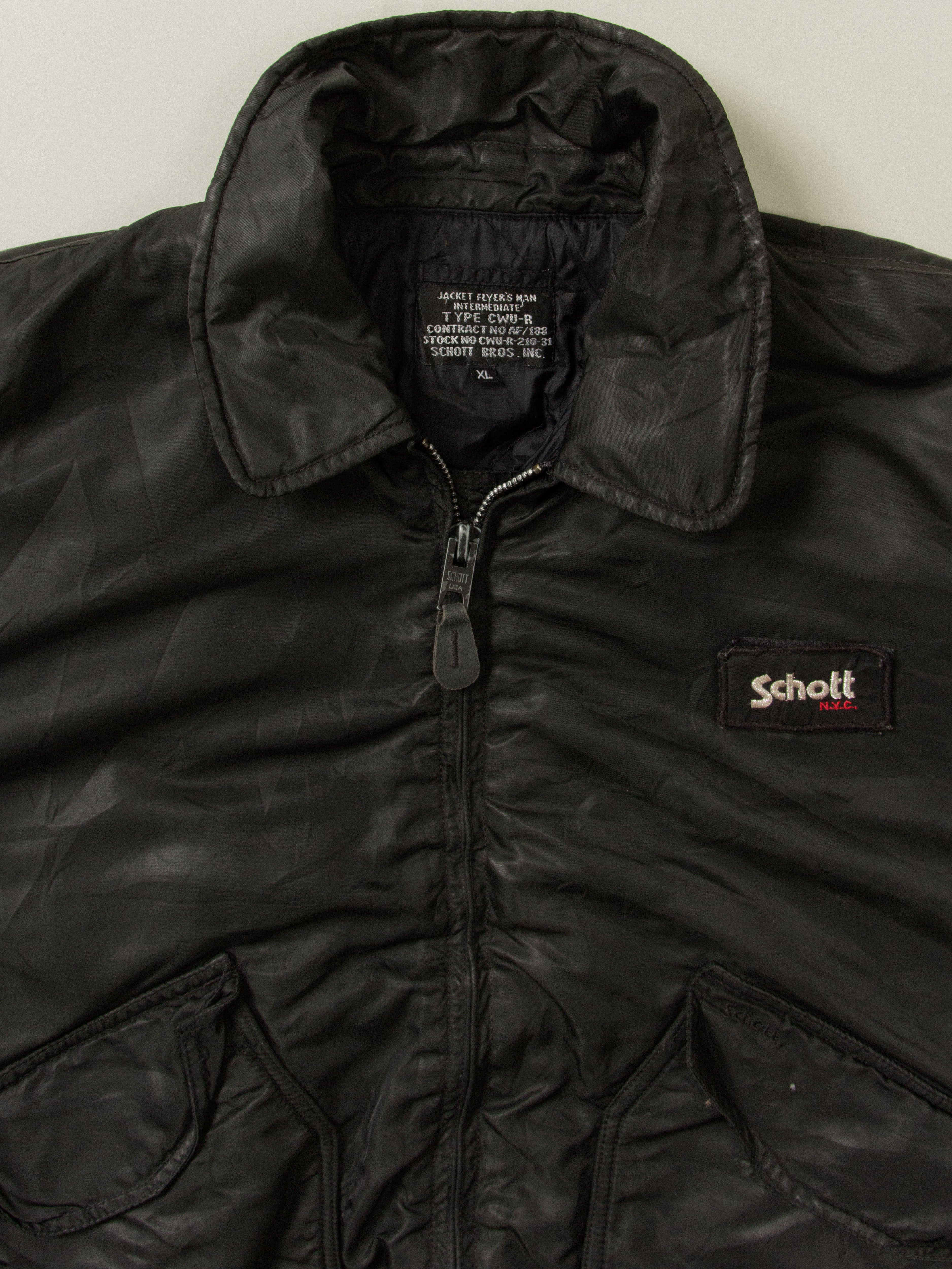 Vtg 2000s Schott NYC CWU Flight Jacket (XL) – Broadway & Sons