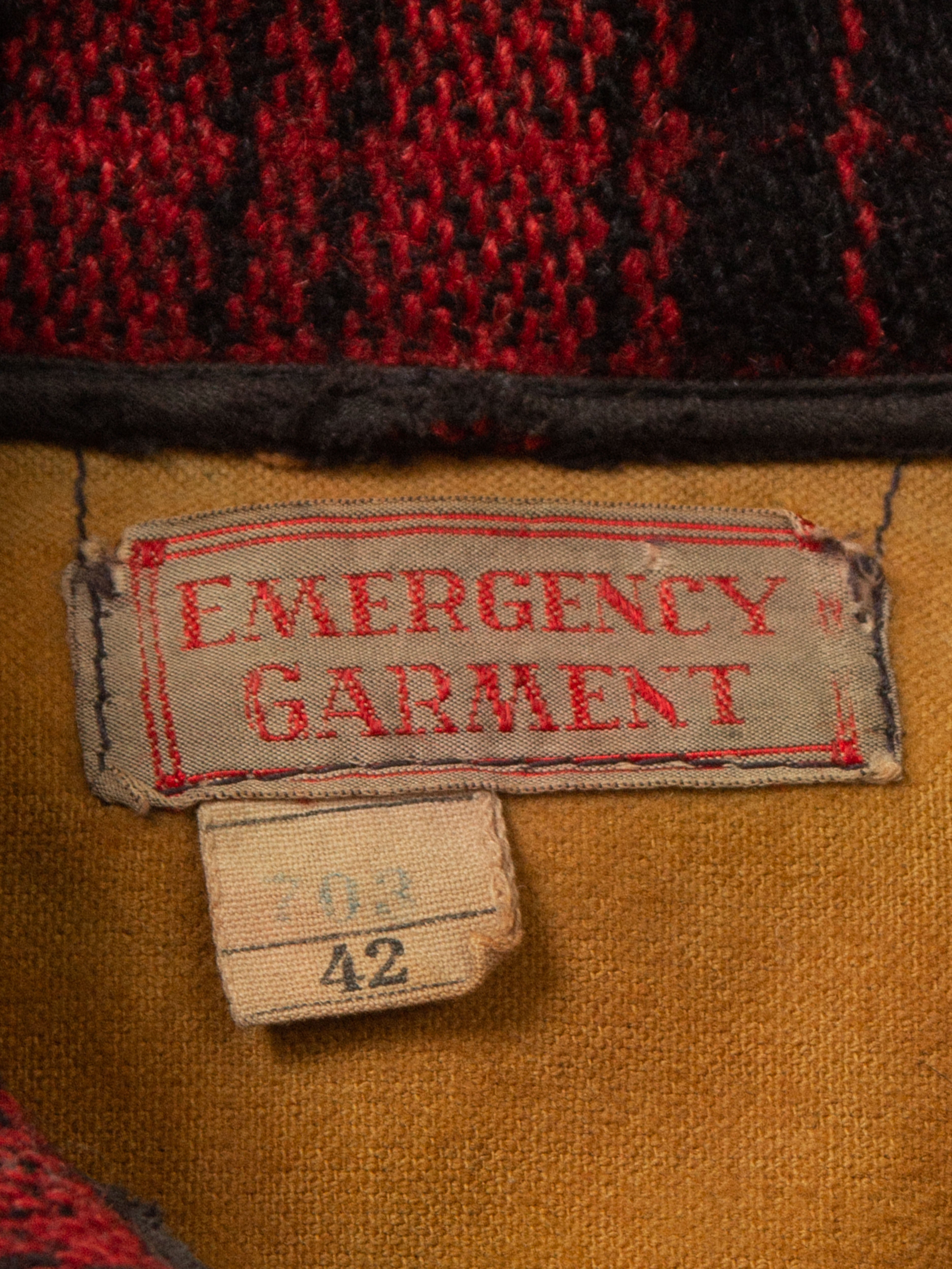 EMERGENCY GARMENT 40s JACKET