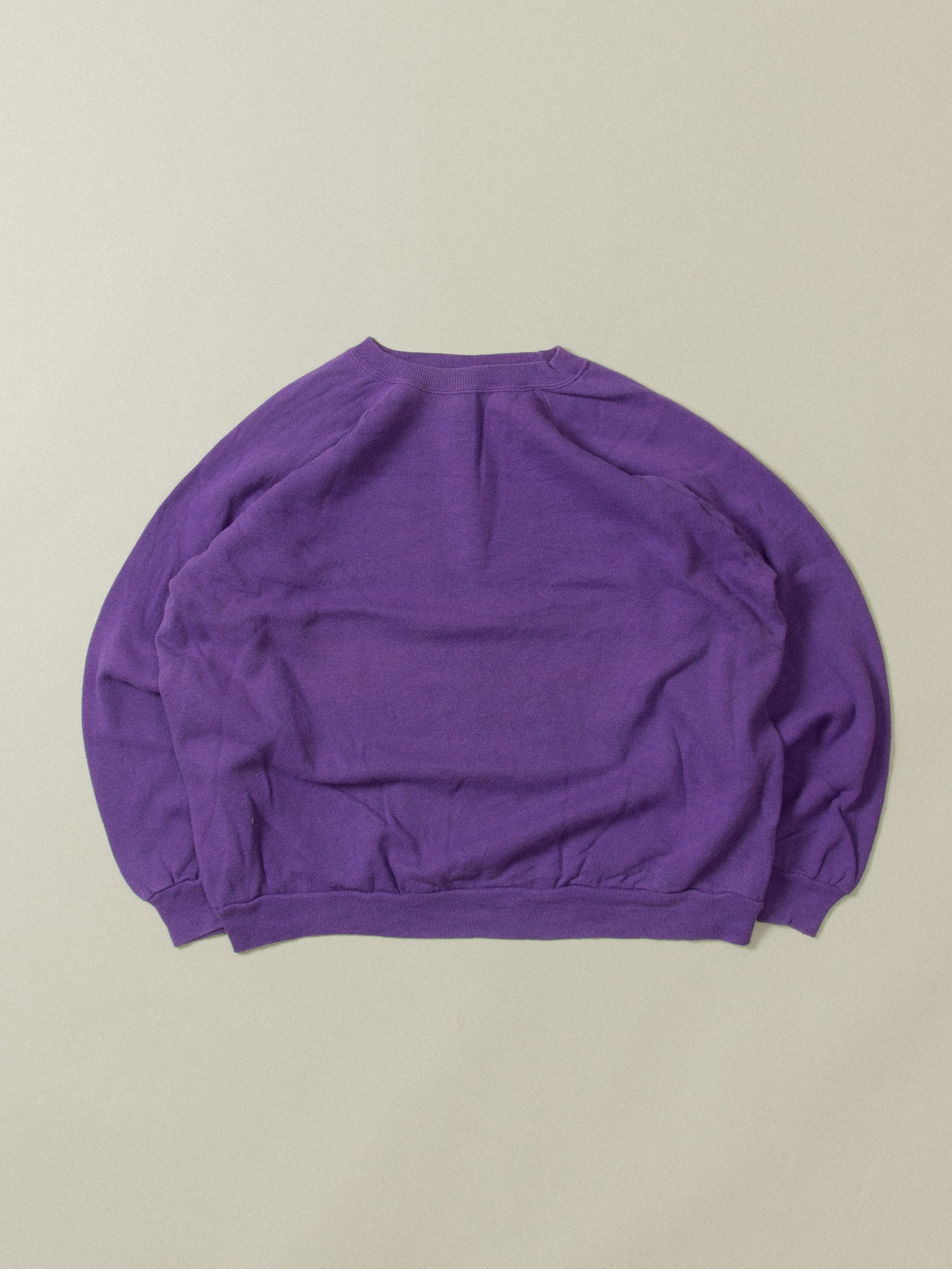 Vtg Hanes Purple Blank Sweatshirt - Made in USA (L/XL) – Broadway