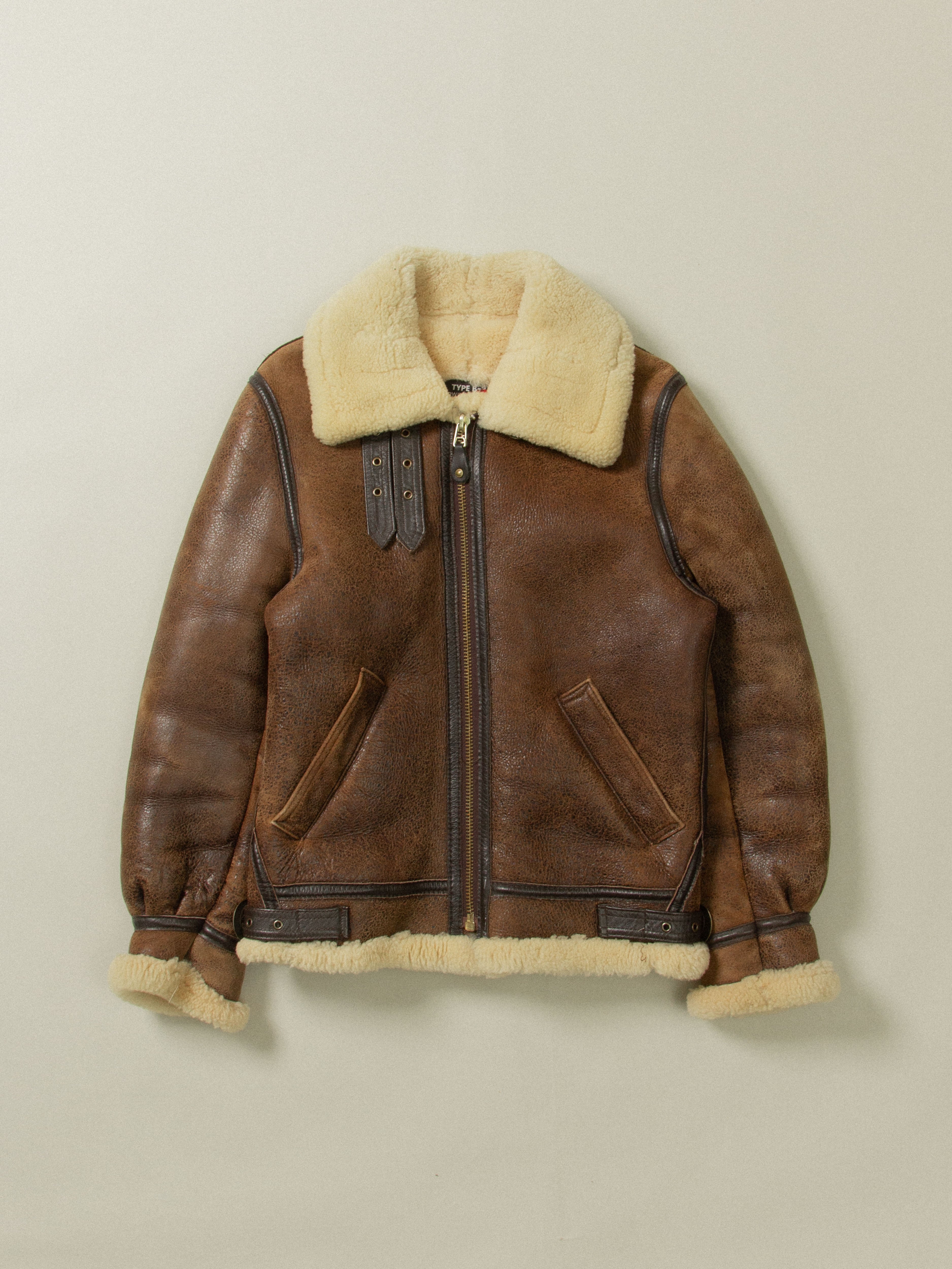 Used Schott NYC B-3 Shearling Jacket - Made in USA (S) – Broadway