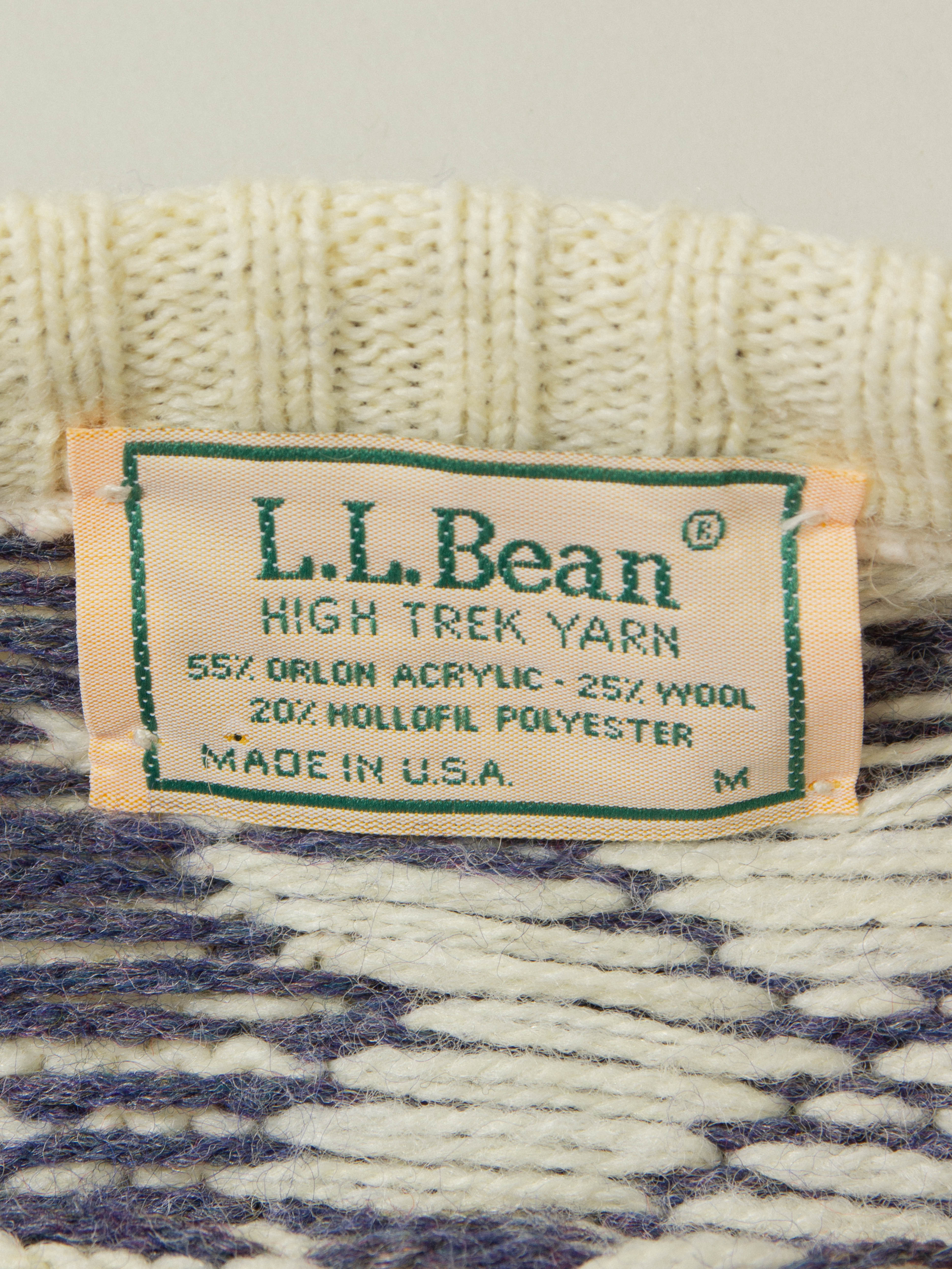 Vintage ll hotsell bean sweater