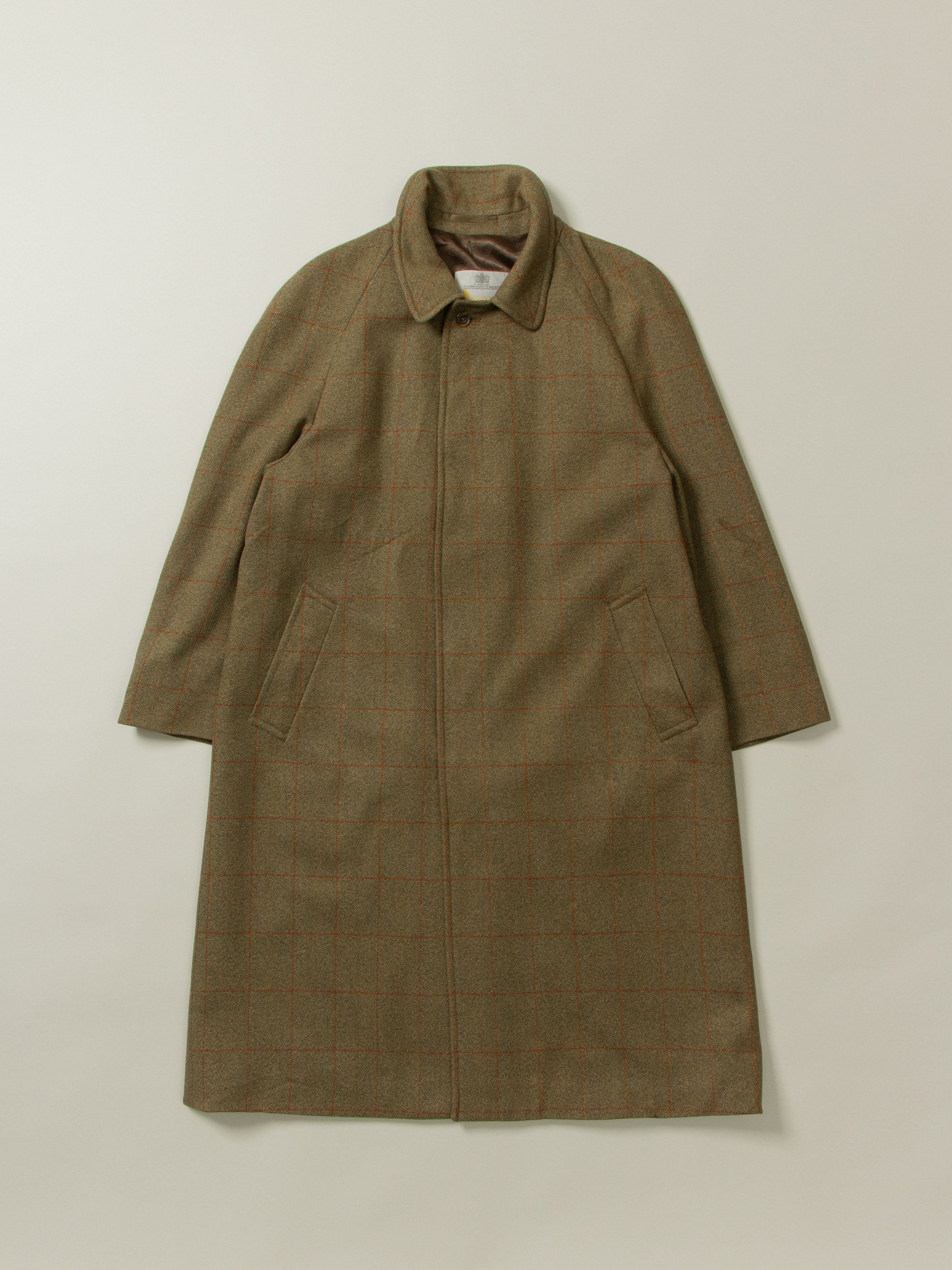 Vtg 1980s Aquascutum Raglan Wool Coat M Broadway Sons