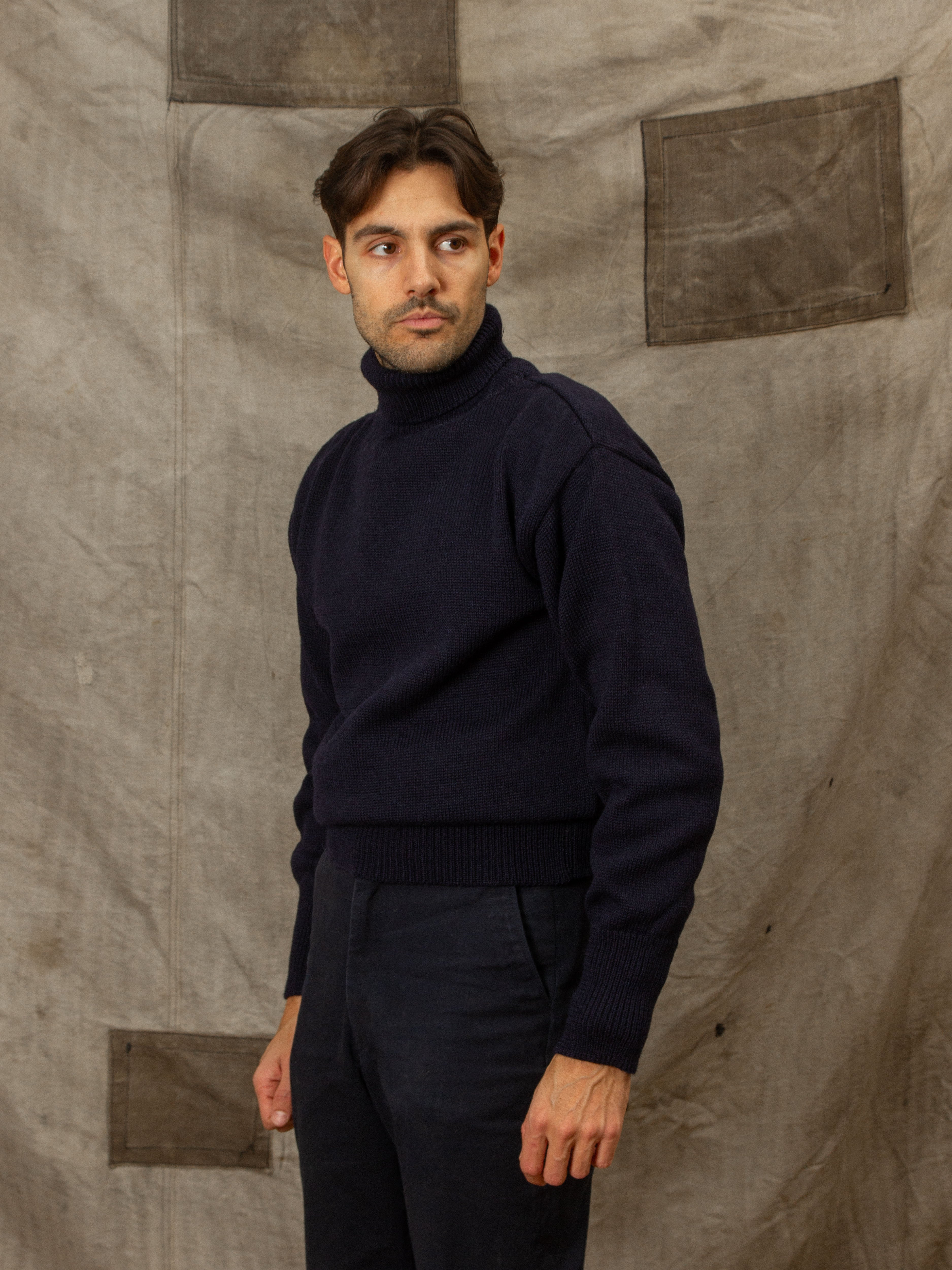 Royal Navy Submariner Roll Neck Broadway Sons