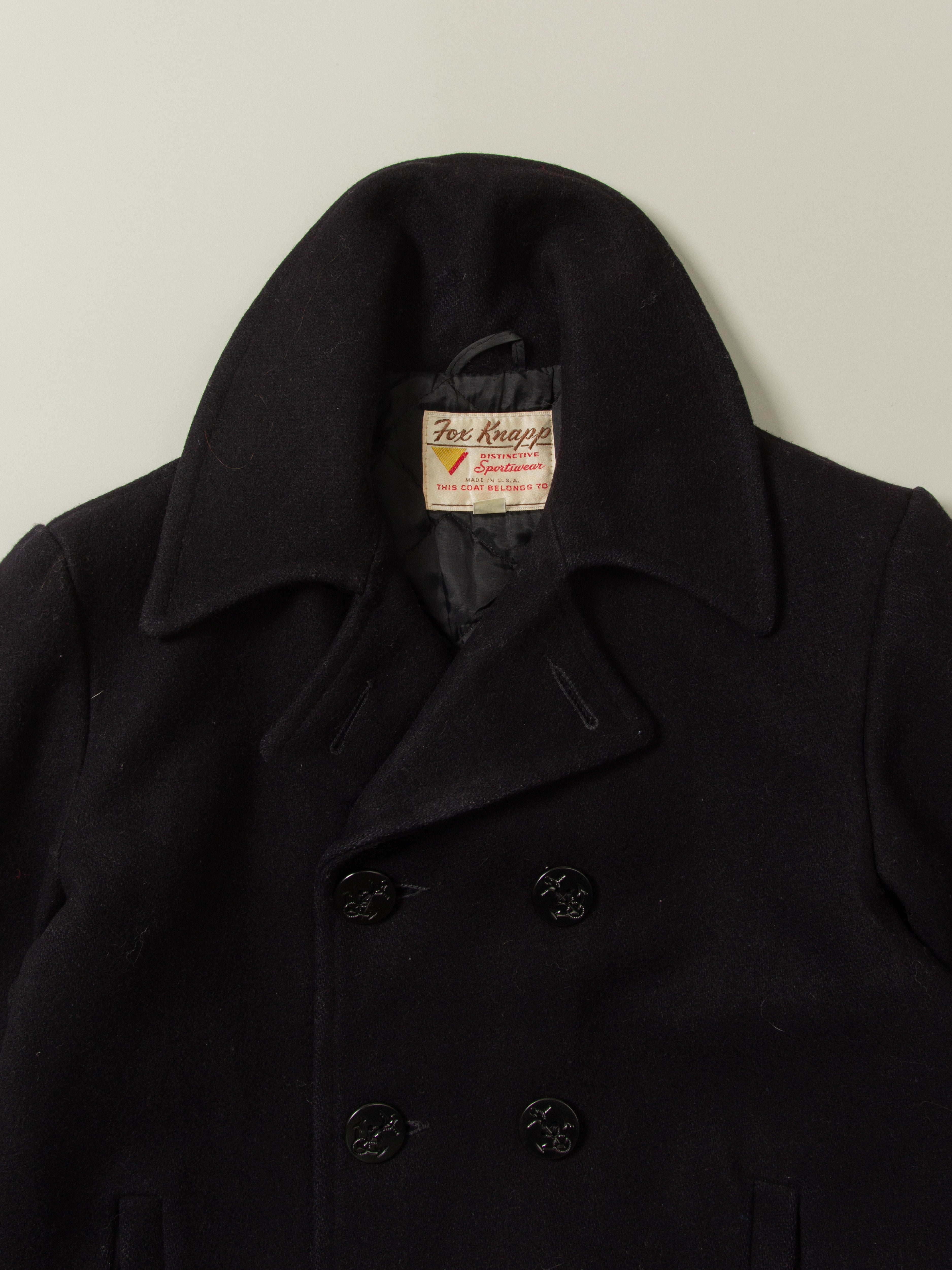 Fox shop knapp peacoat