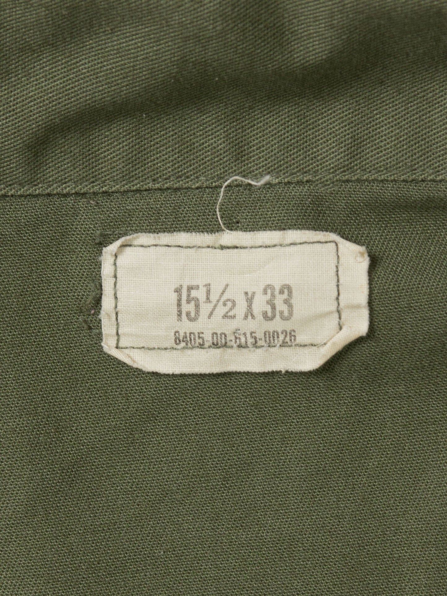Vtg 1980s US Army OG-507 Fatigue Shirt (M) – Broadway & Sons