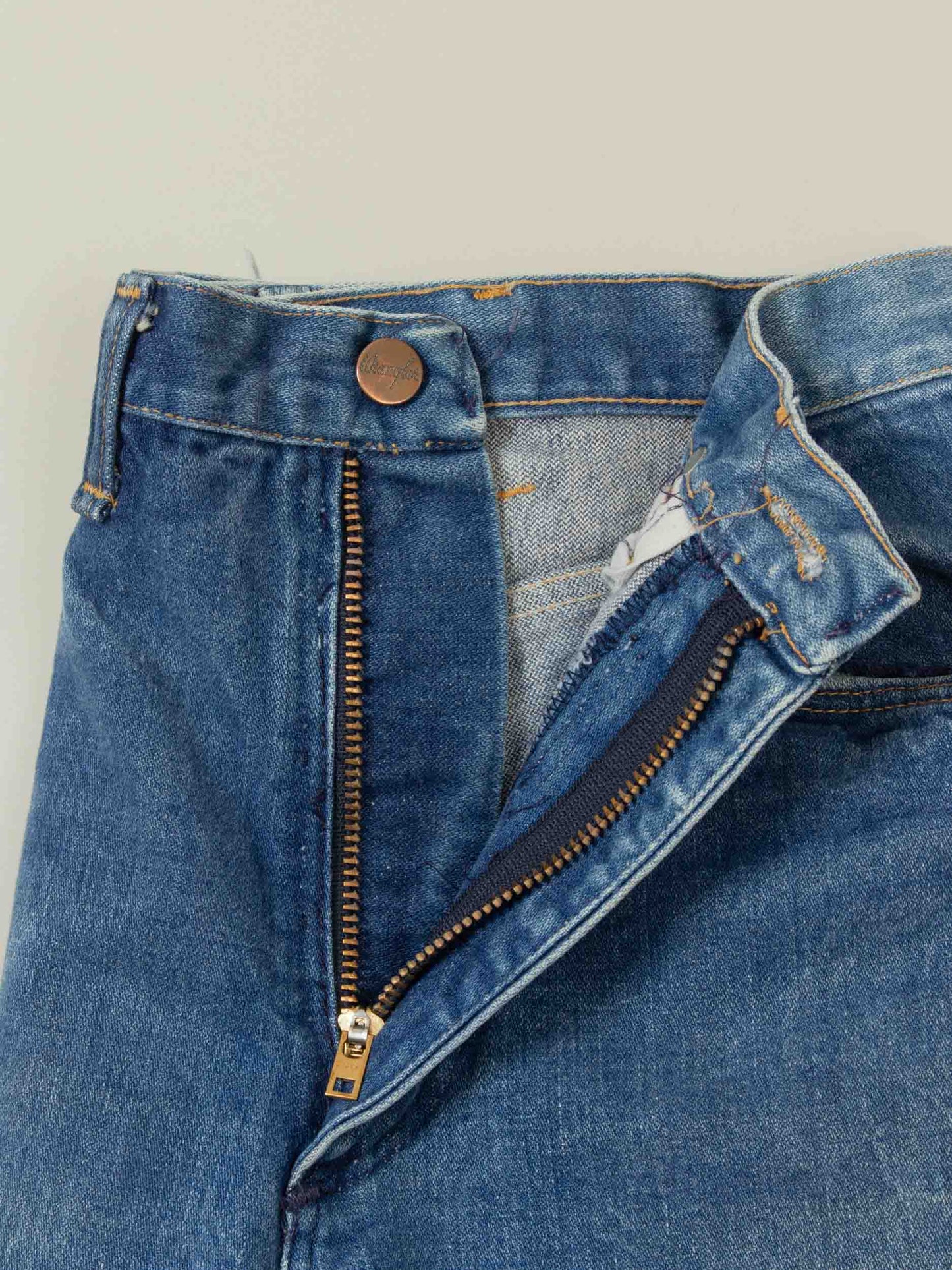 Vtg 1970s Wrangler Bootcut Denim Trousers (28x36)