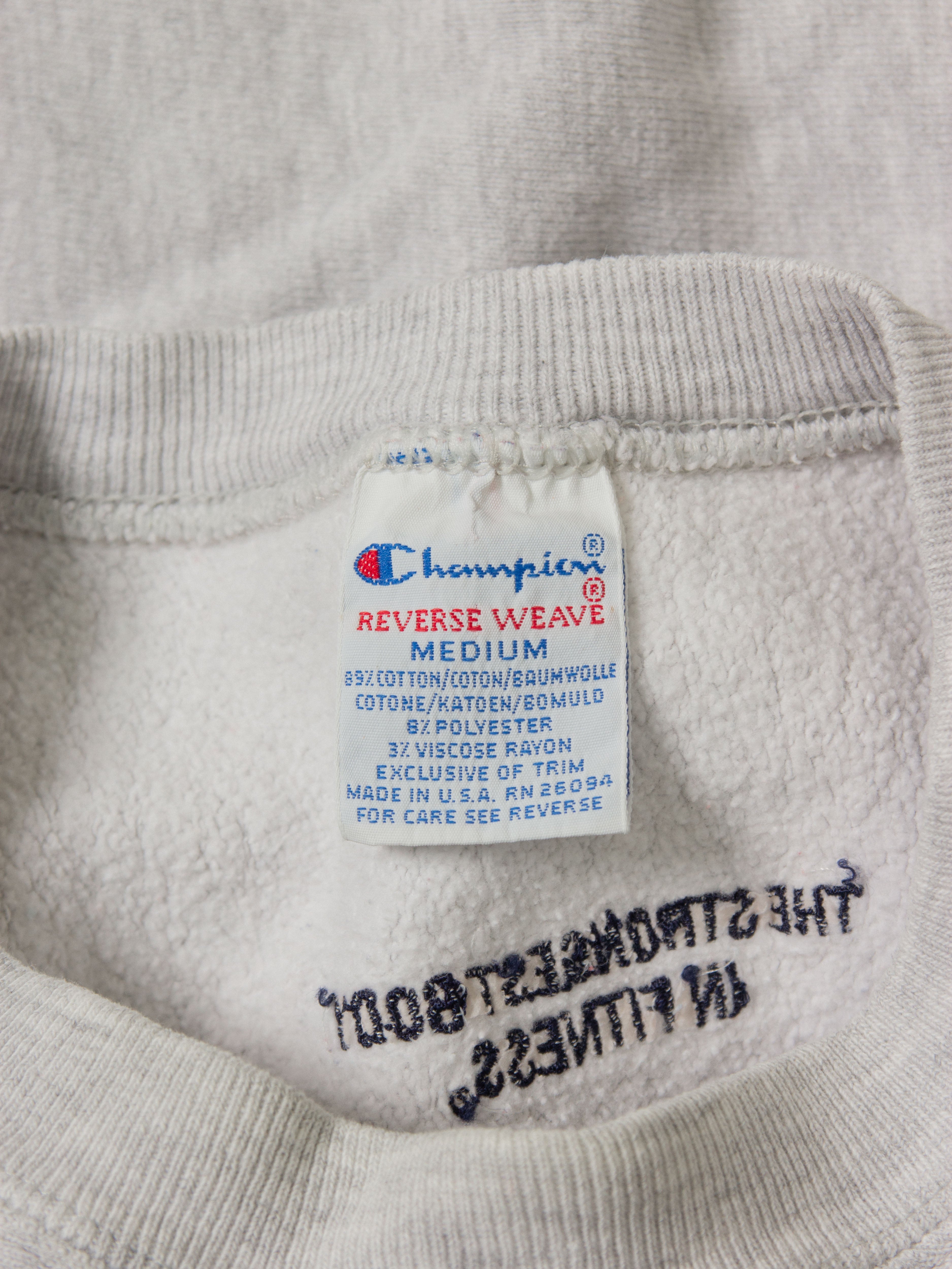 Vtg 1990s Champion Reverse Weave Sweatshirt - Made in USA (S)