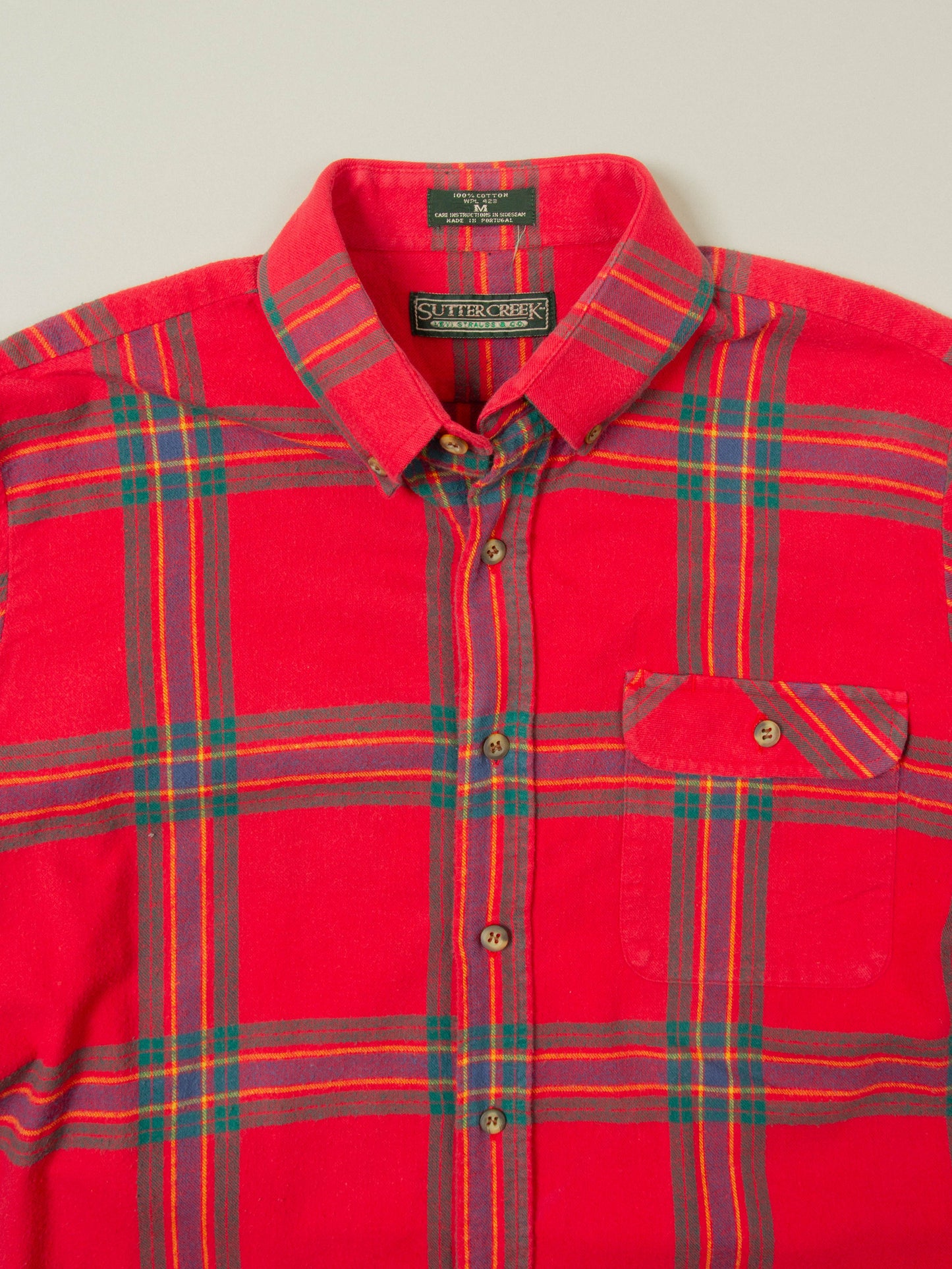 Vtg 1990s Levi's Flannel Shirt (M)