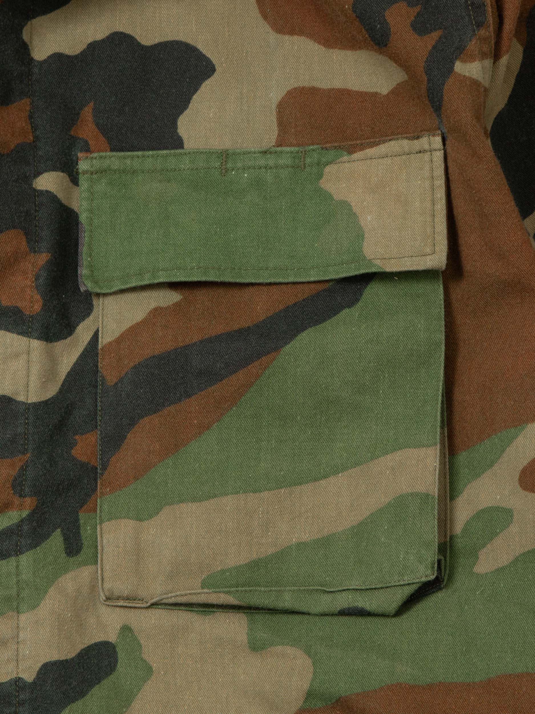 Vtg US Army orders Woodland Camouflage Jacket S