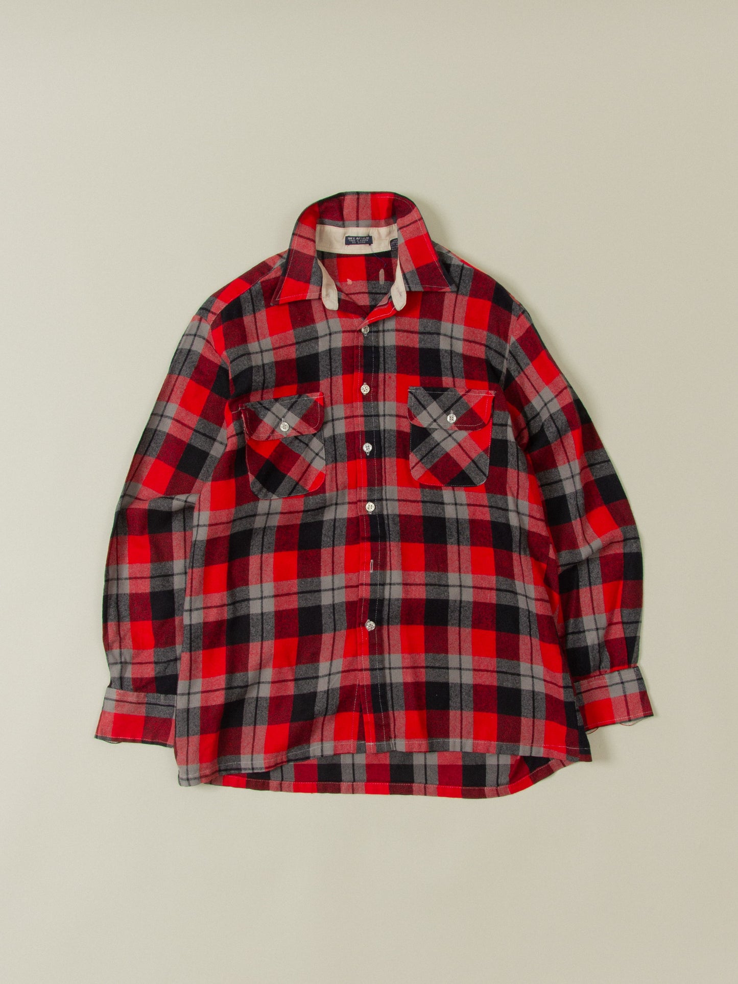 Vtg Plaid Shirt - Made in Korea (M)