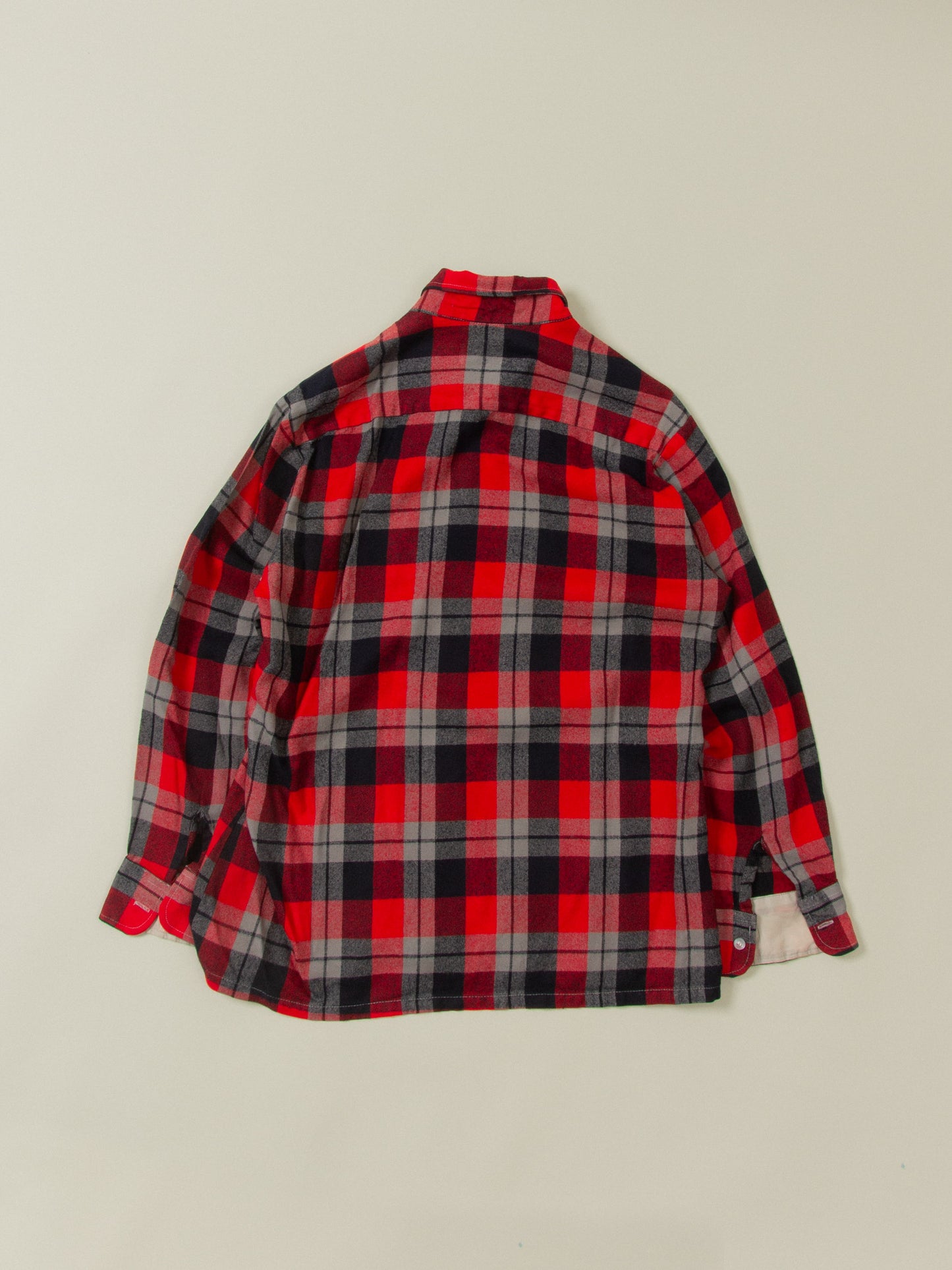 Vtg Plaid Shirt - Made in Korea (M)