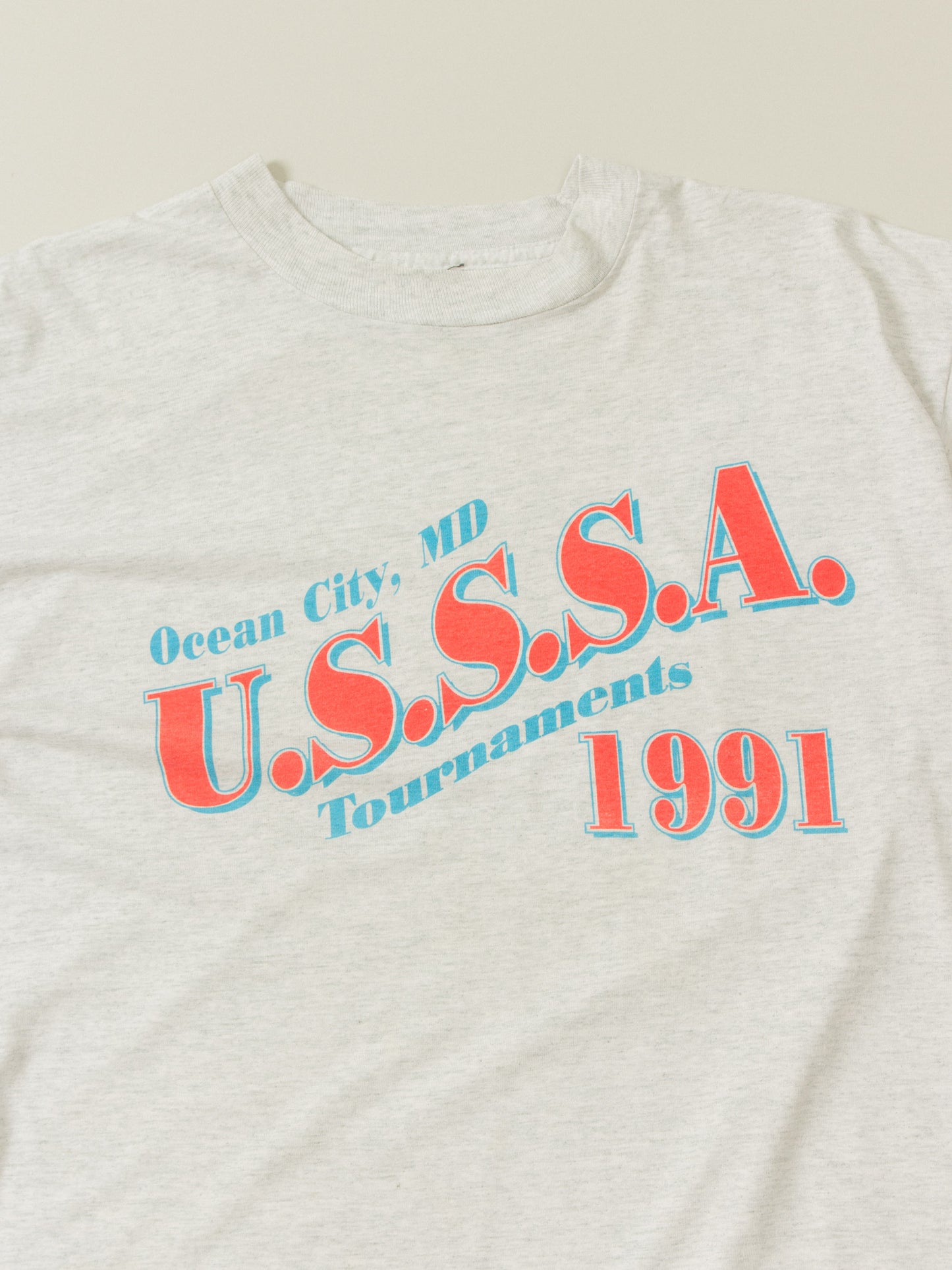 Vtg 1990s U.S.S.S.A. Tournaments Single Stitch Tee - Made in USA (XL)