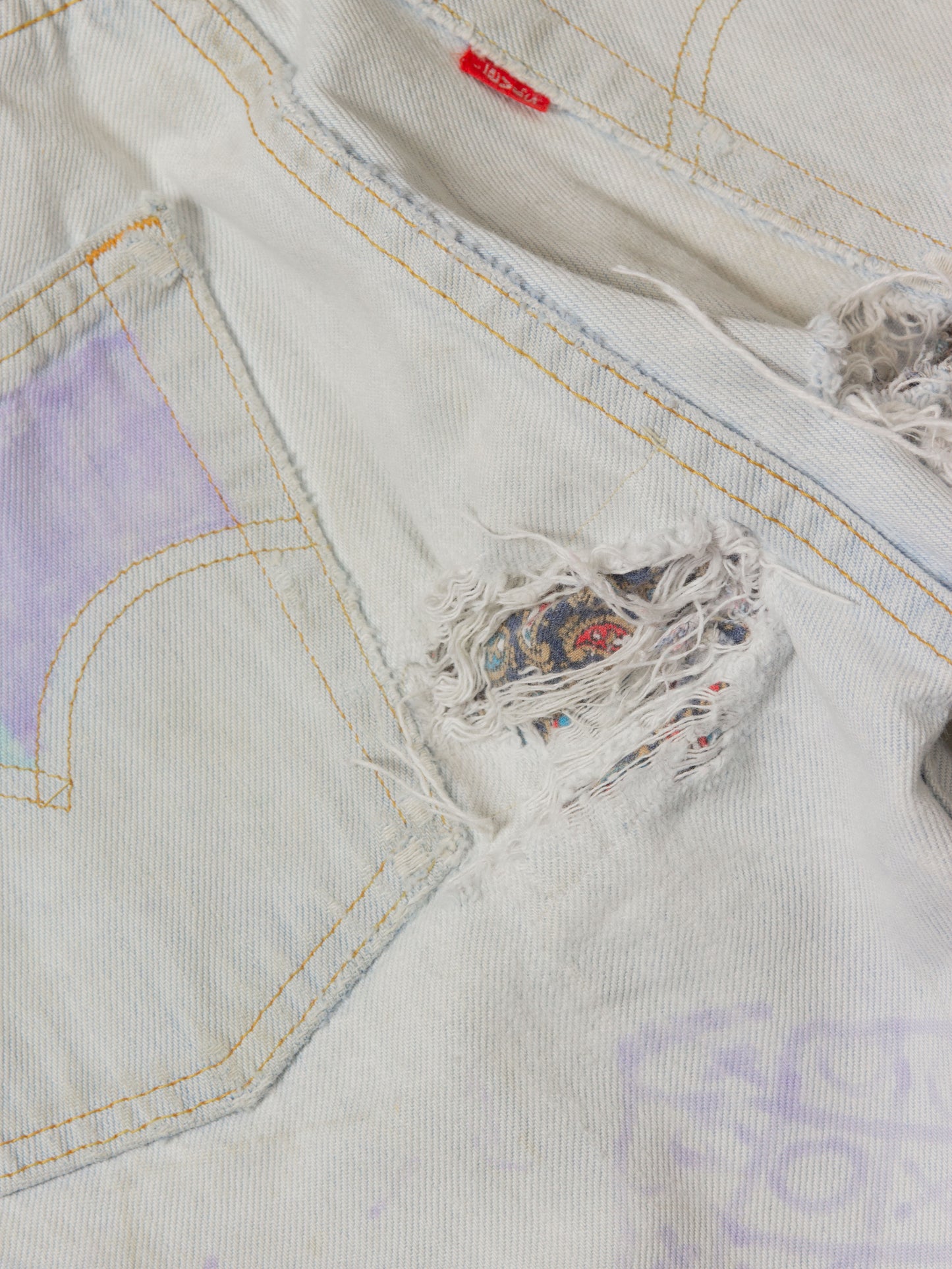 Vtg Customized Levi's 501 - Made in France (28x26)