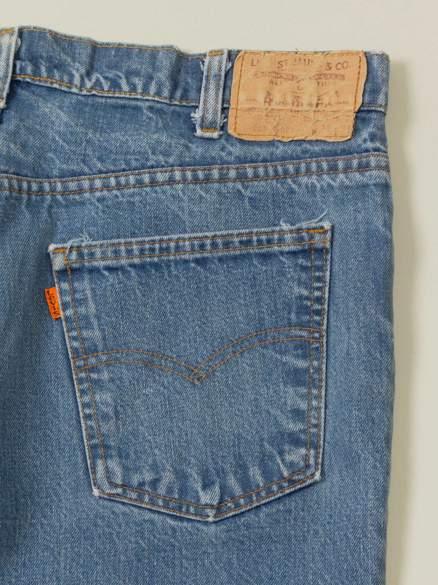 Vtg 1980s Levi's 517 Orange Tab - Made in USA (34x27)