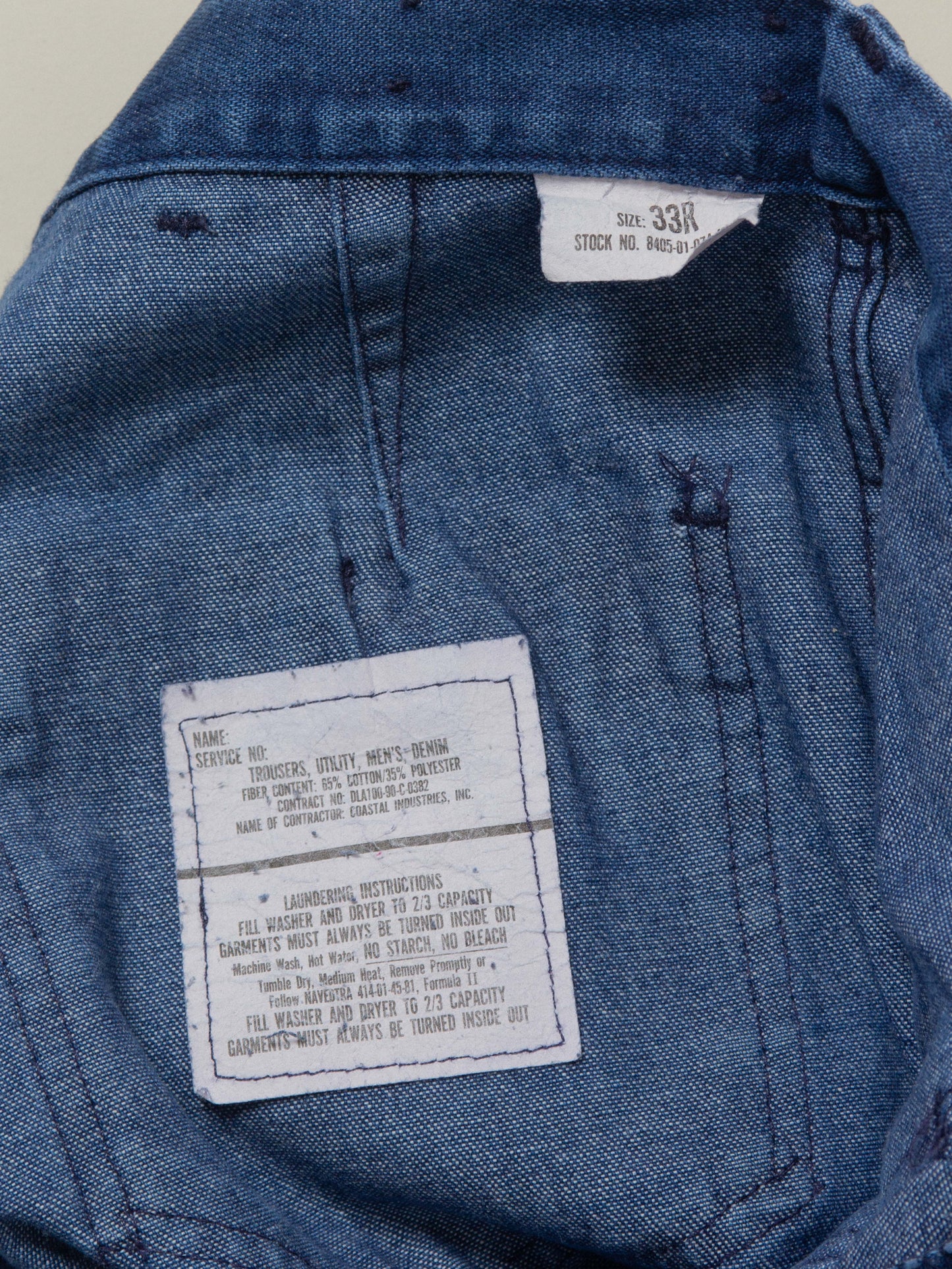 Vtg 1990s USN Bell Bottom Jeans - Made in USA (32x29)