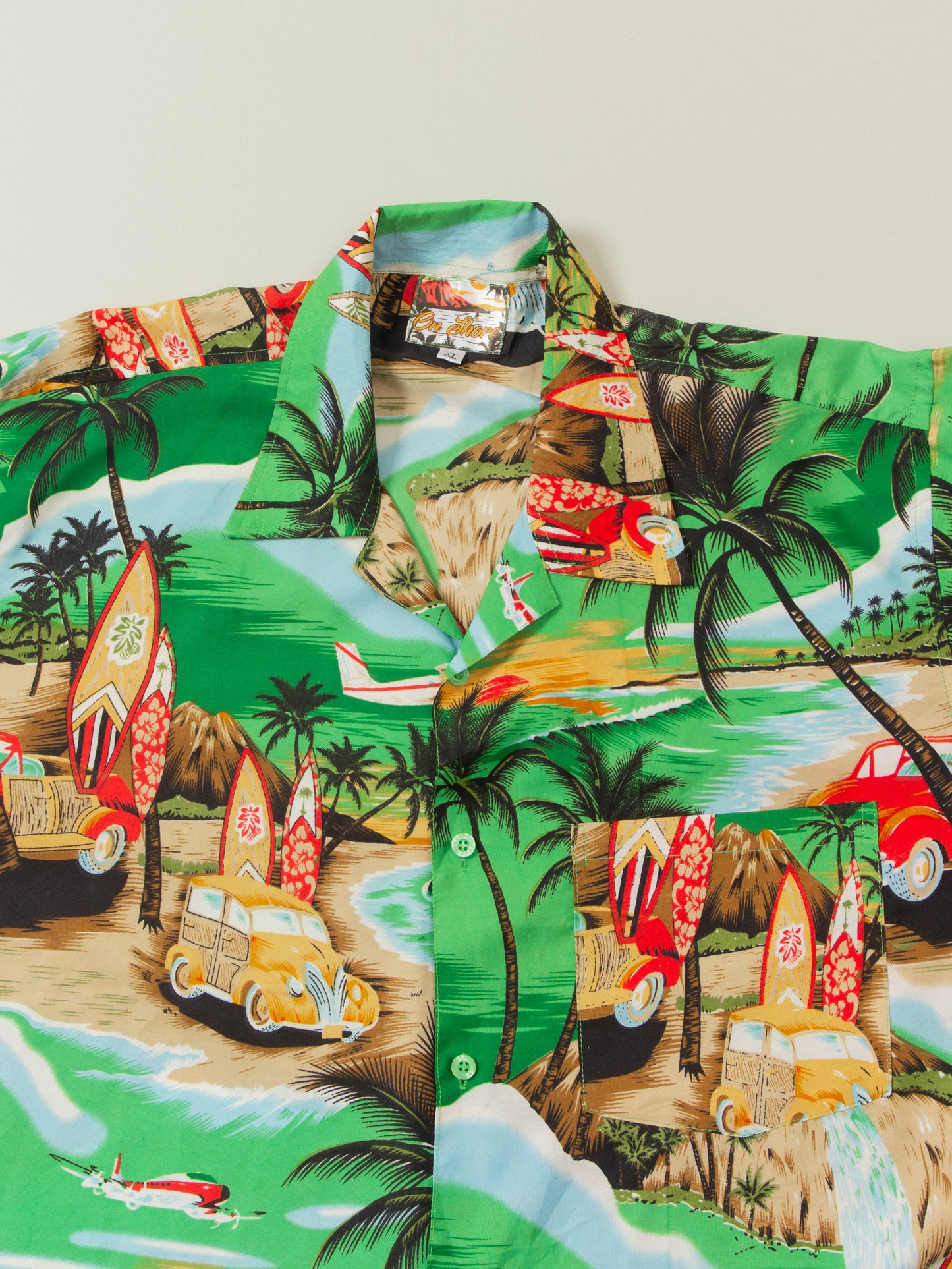 Vtg Camp Collar Hawaii Shirt (L)