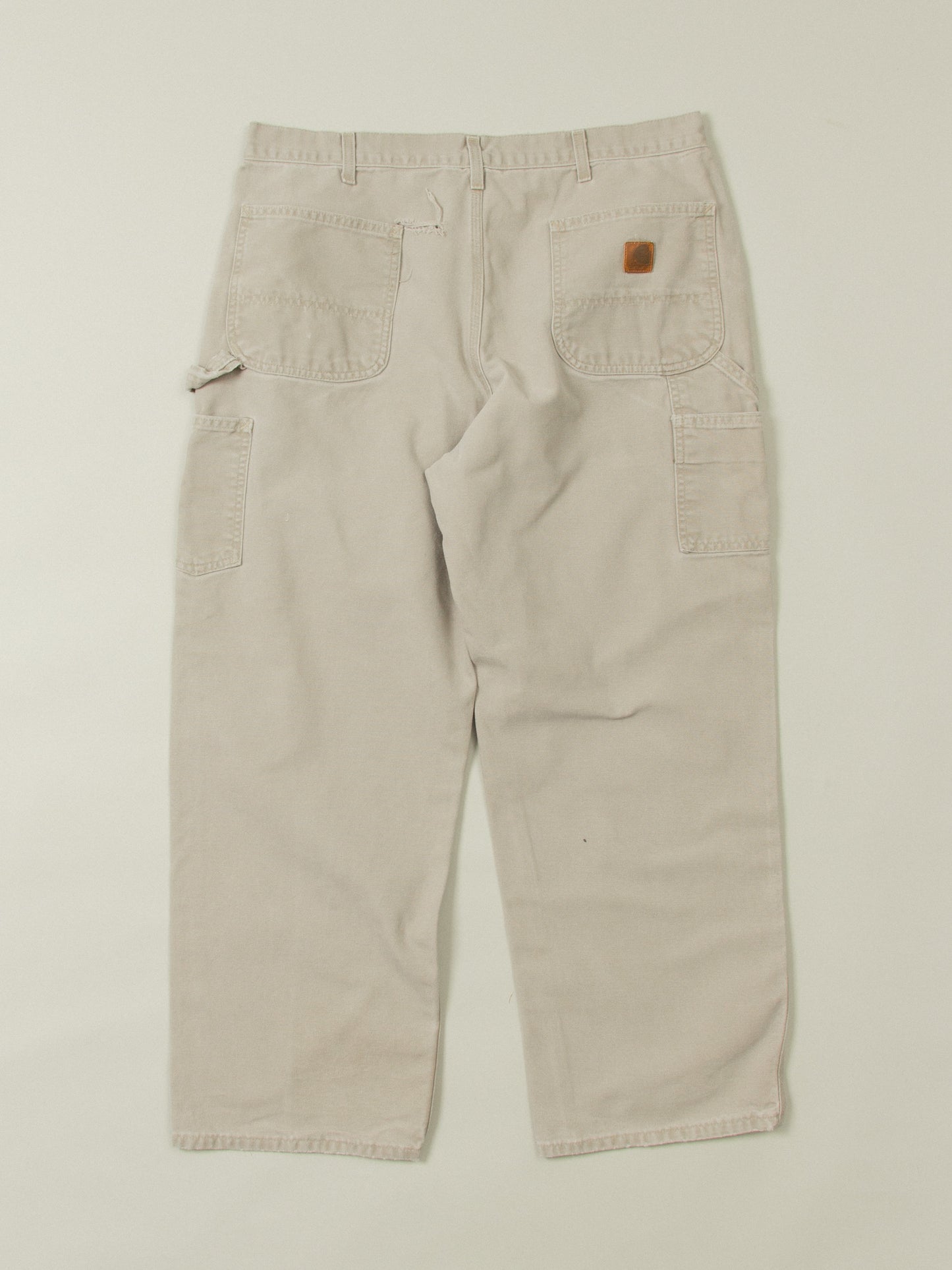 Vtg Carhartt Carpenter Trousers (38x29)