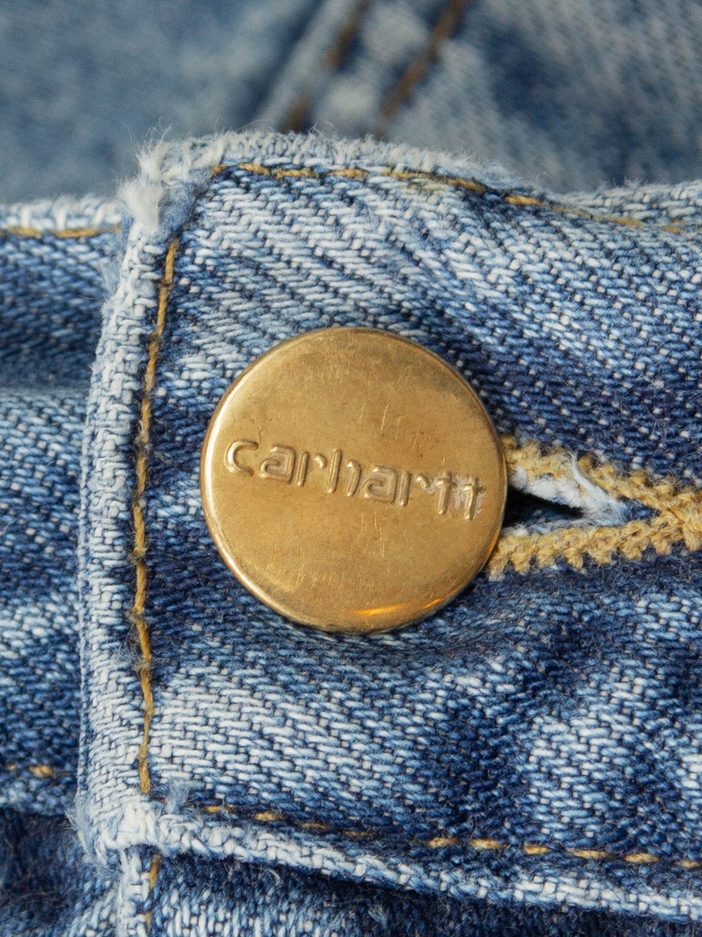 Vtg Carhartt Denim Trousers (38x35)