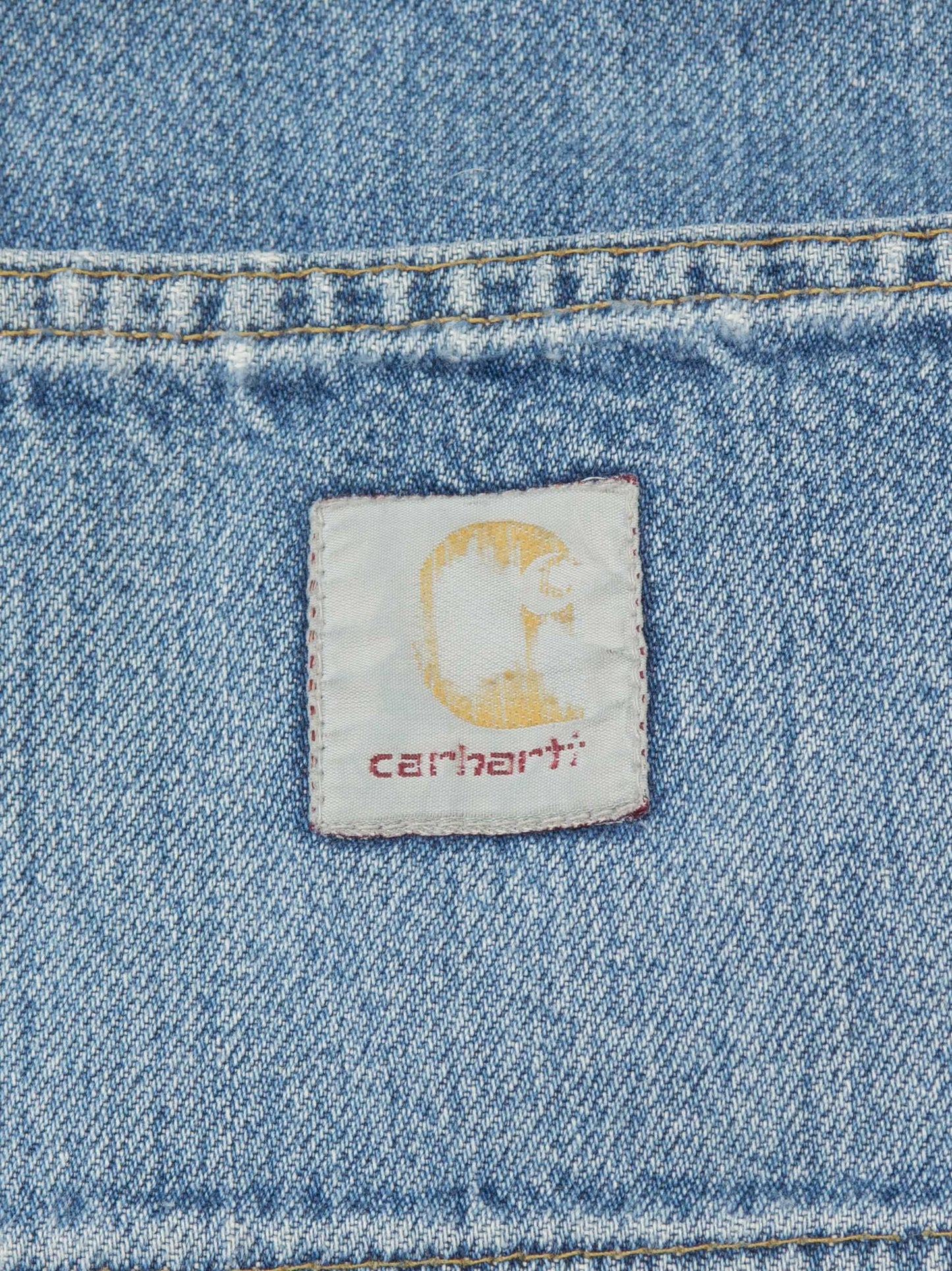 Vtg Carhartt Denim Trousers (38x35)