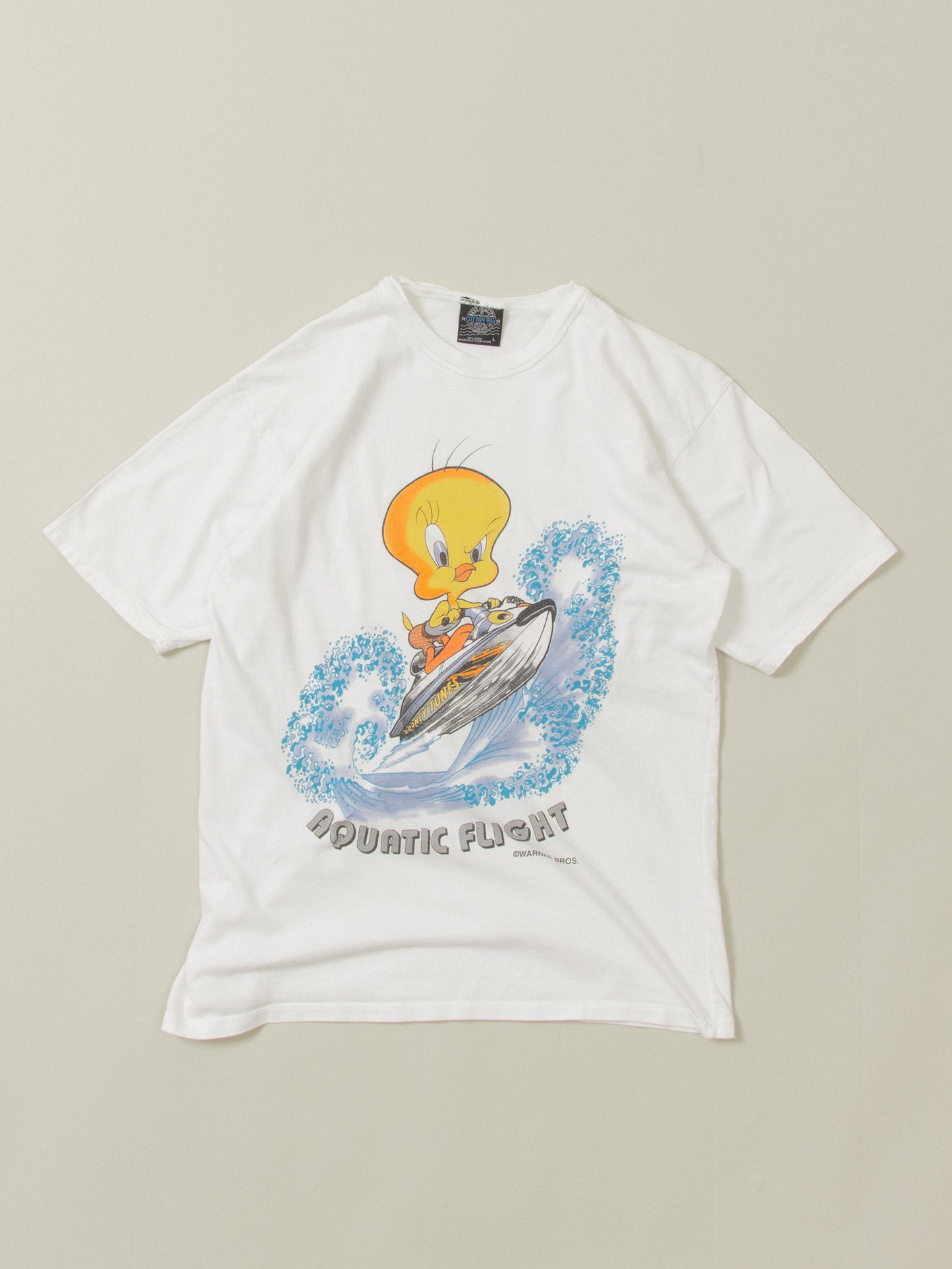 Vtg 1990s Tweety Aquatic Tee (L)