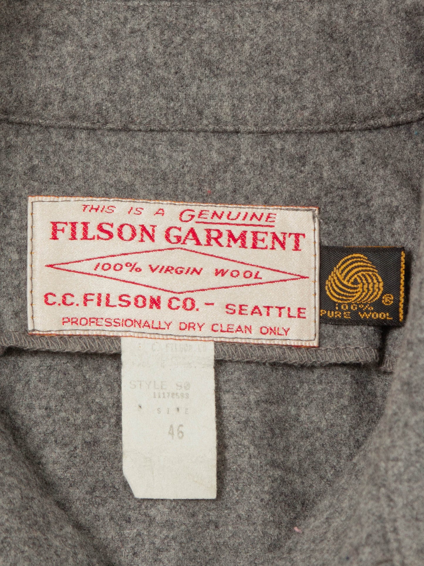 Vtg 1980s Filson Wool Shirt (L/XL)