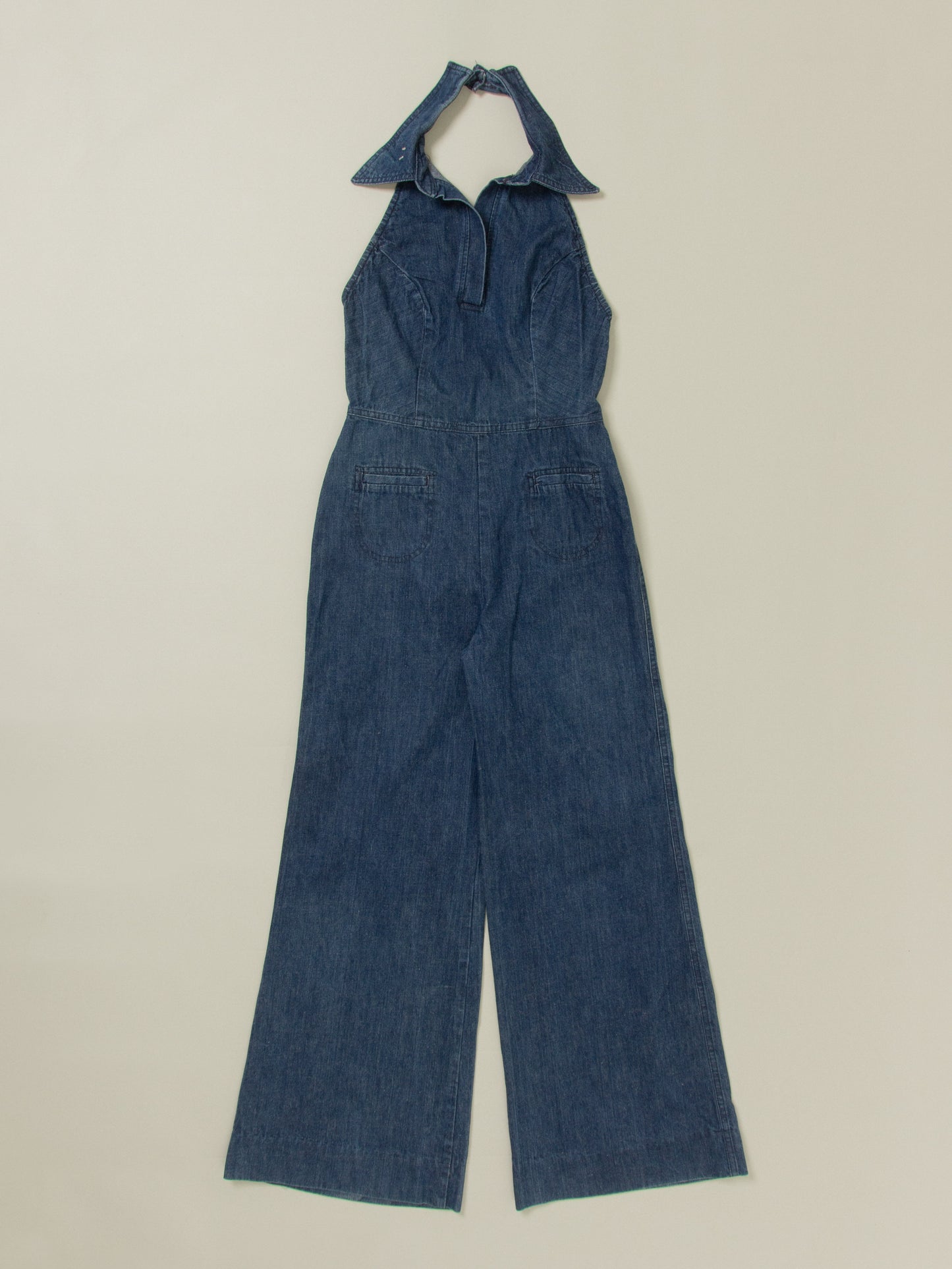 Vtg 1970s Women's Denim Overall (XS)