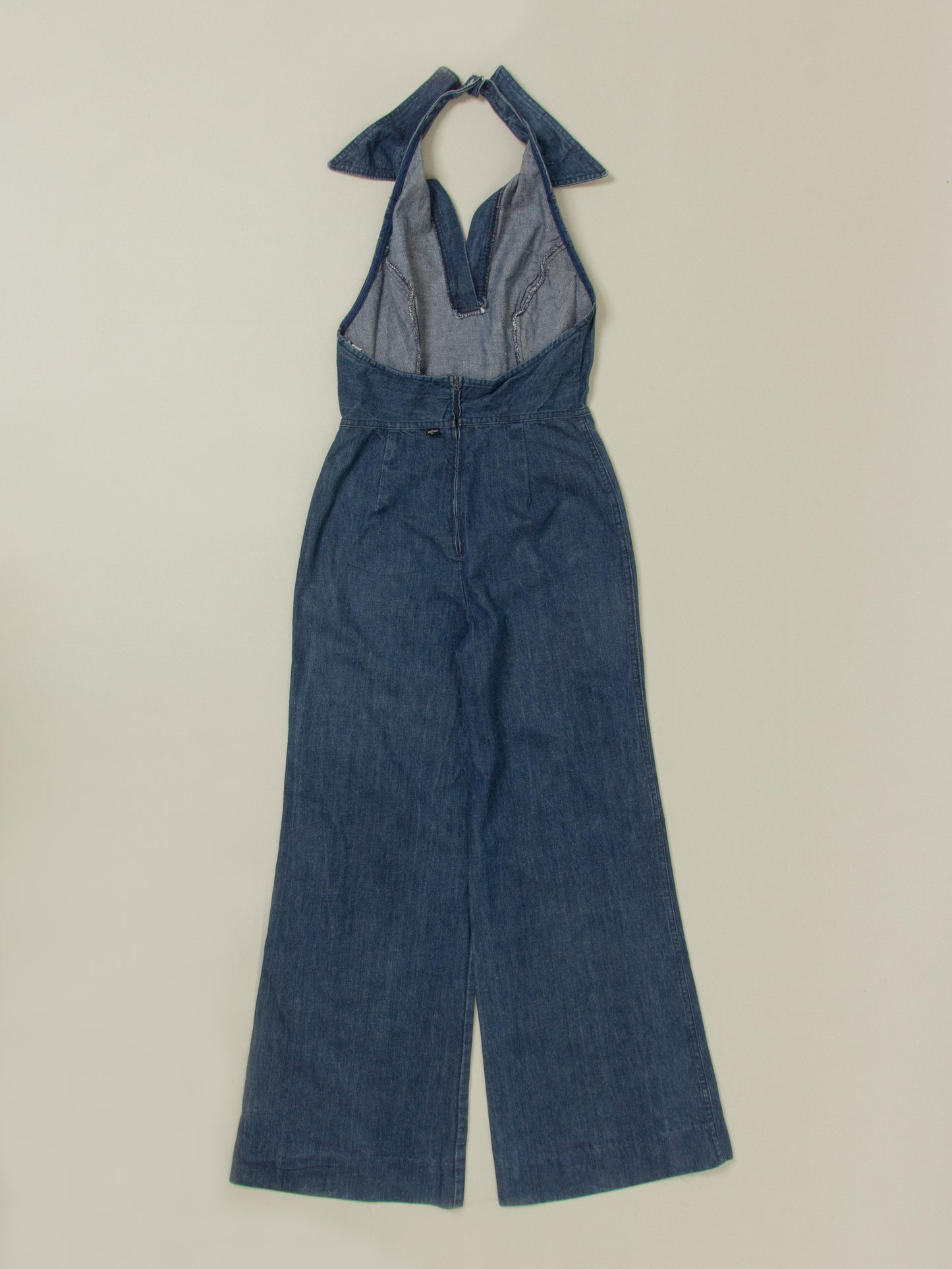 Vtg 1970s Women's Denim Overall (XS)