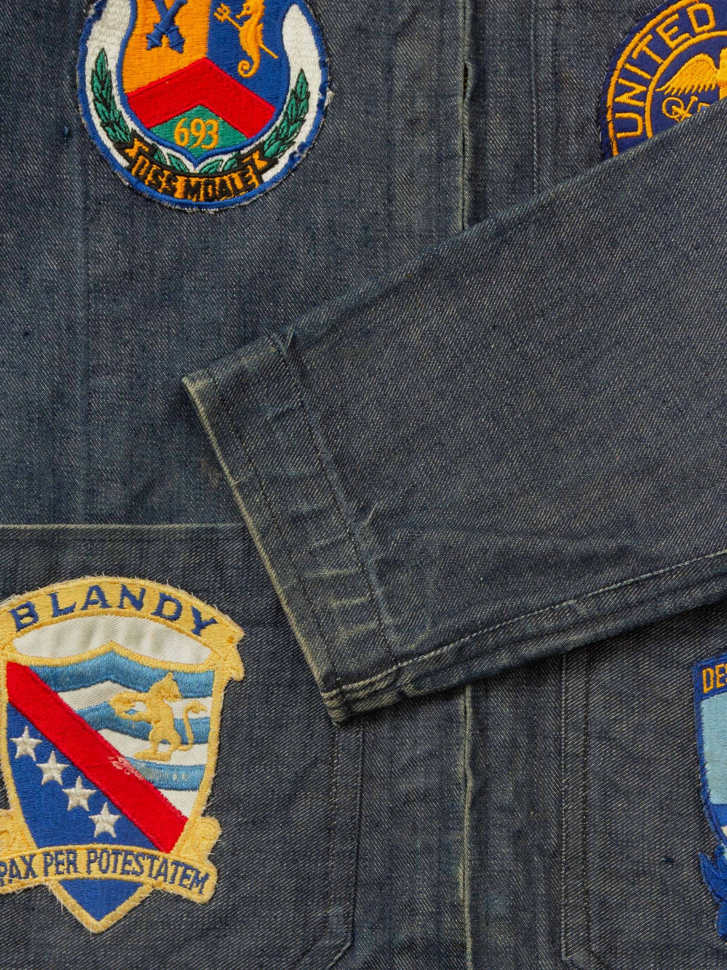 Vtg Rare 1960s US Navy Denim Jacket (S/M)