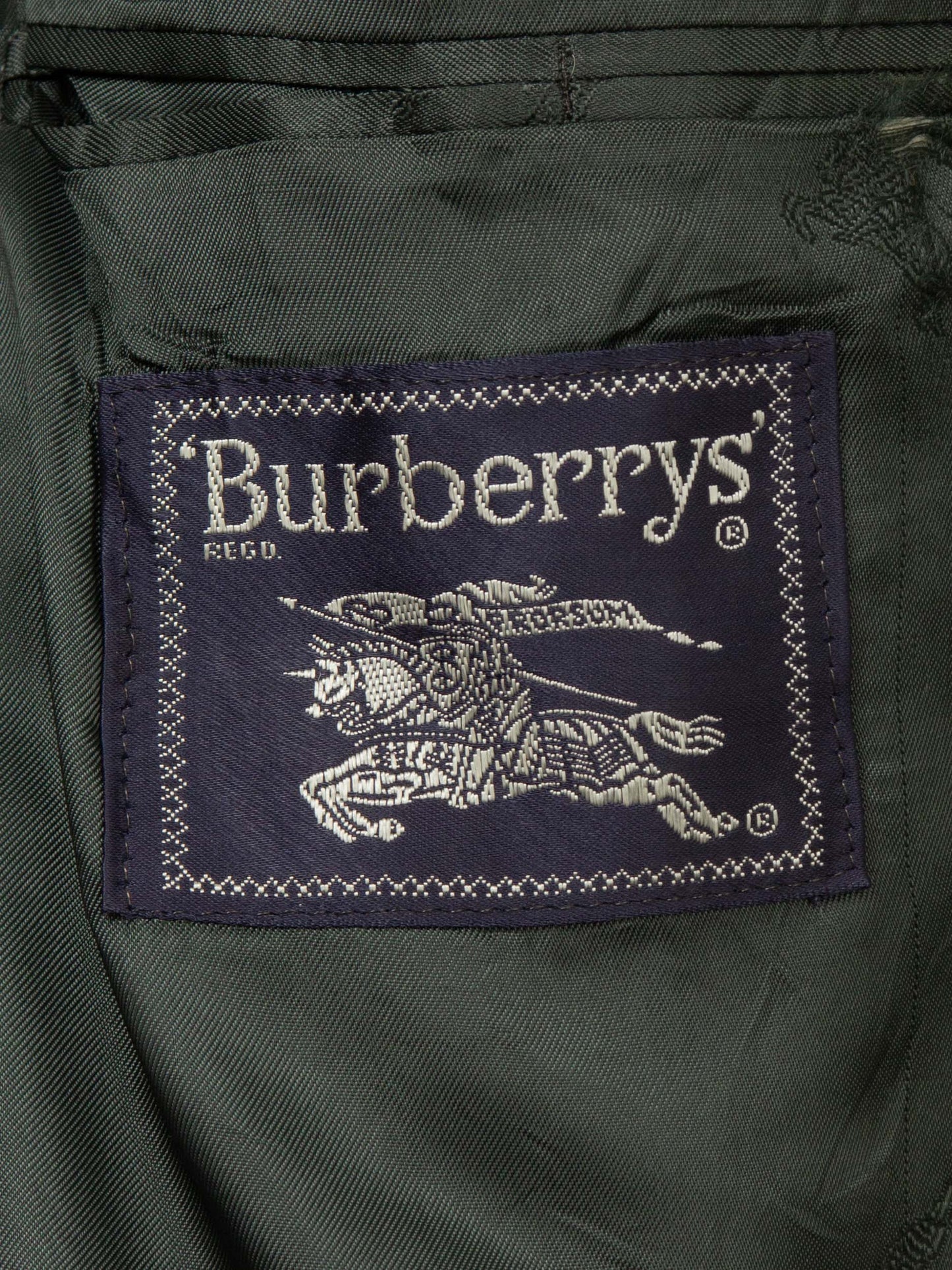 Vtg 1980s Double Breasted Burberrys Blazer (L)