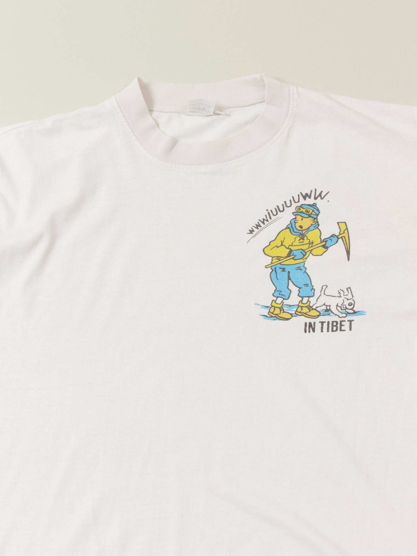 Vtg 1990s Tintin In Tibet Tee (XL)