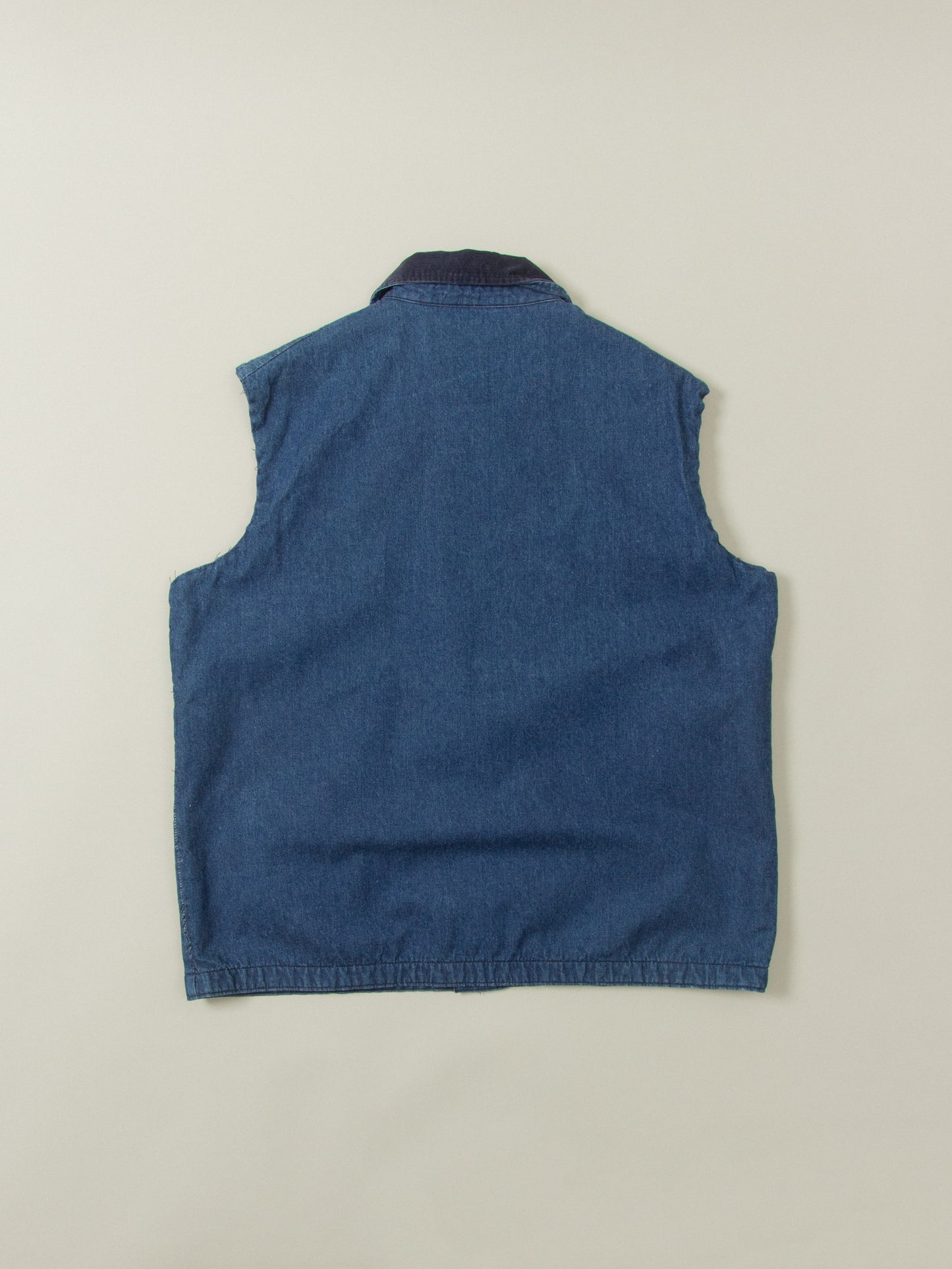 Vtg 1980s Chore Denim Loco Vest (L)