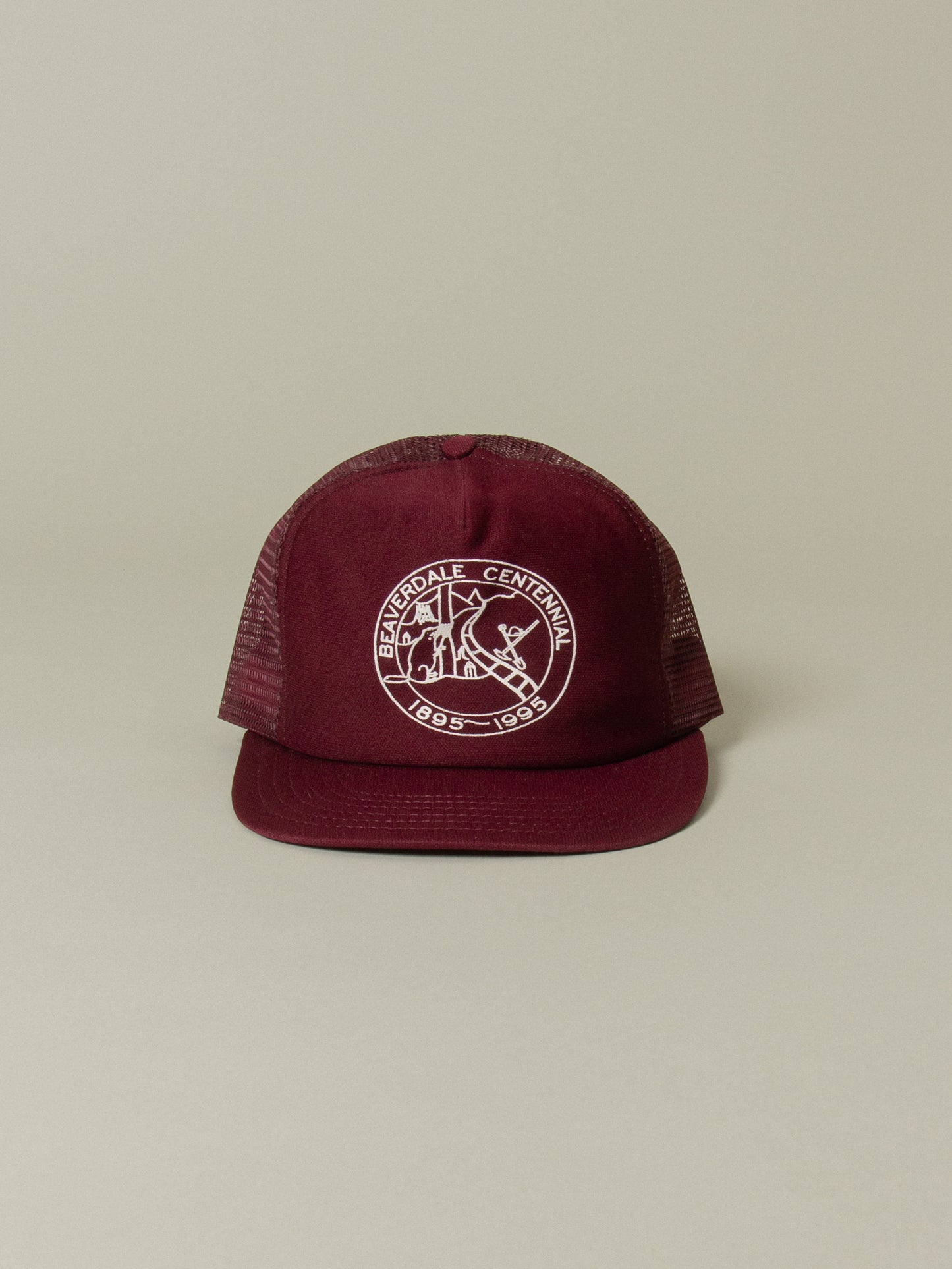 Vtg 1990s Burgundy Beaverdale Snapback Cap - Made in USA (OS)