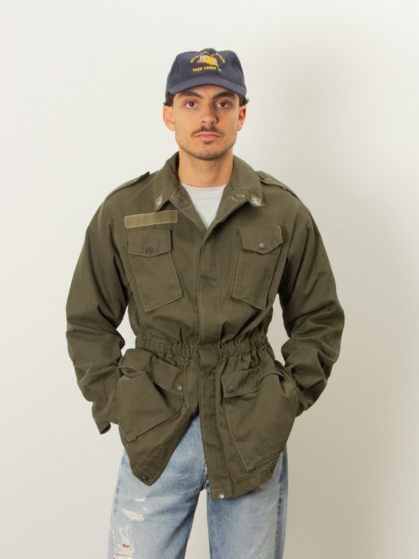 Vtg Italian Army Field Jacket