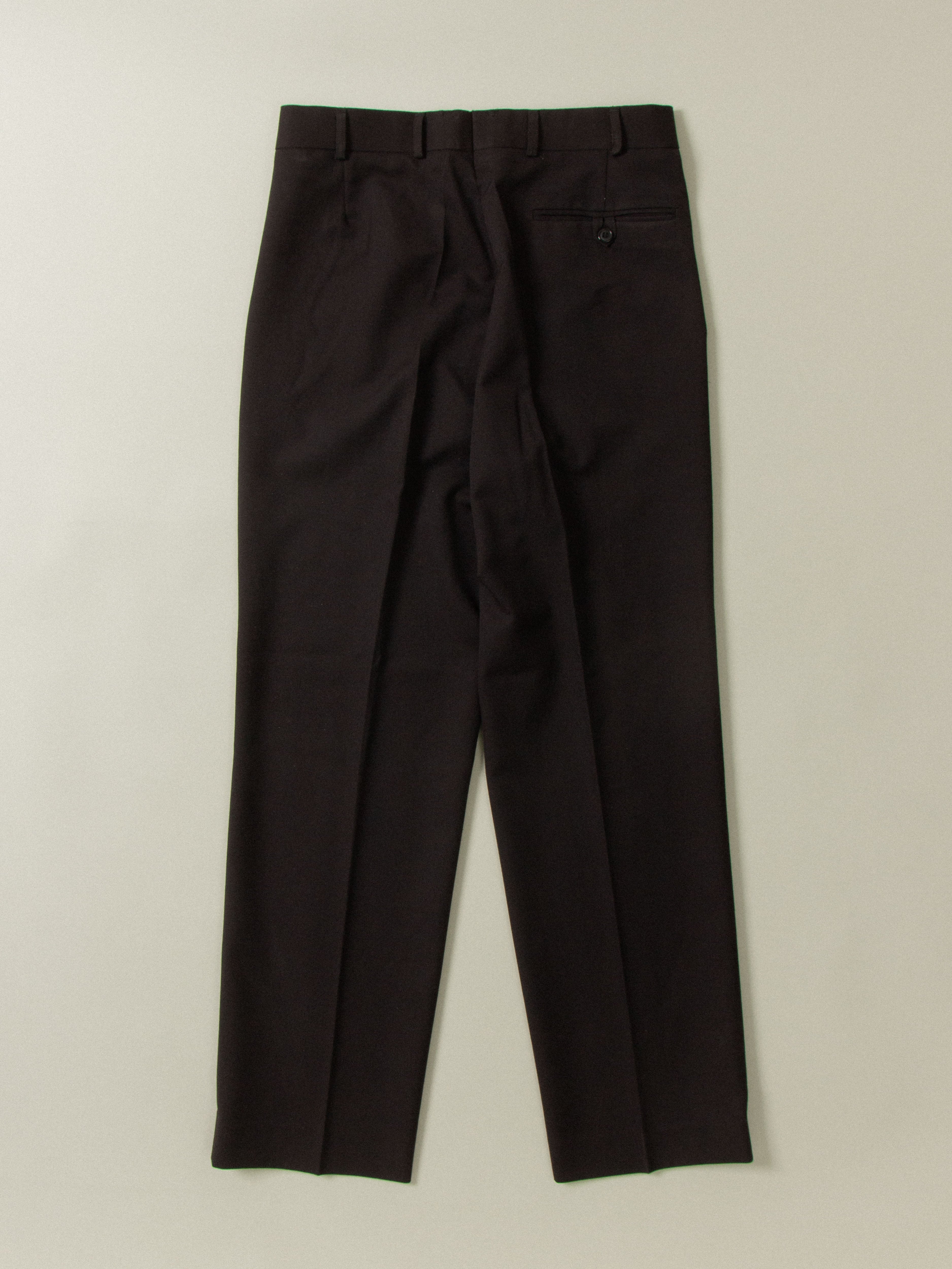 Essential Black Wool-Blend Suit Pant | RW&CO.