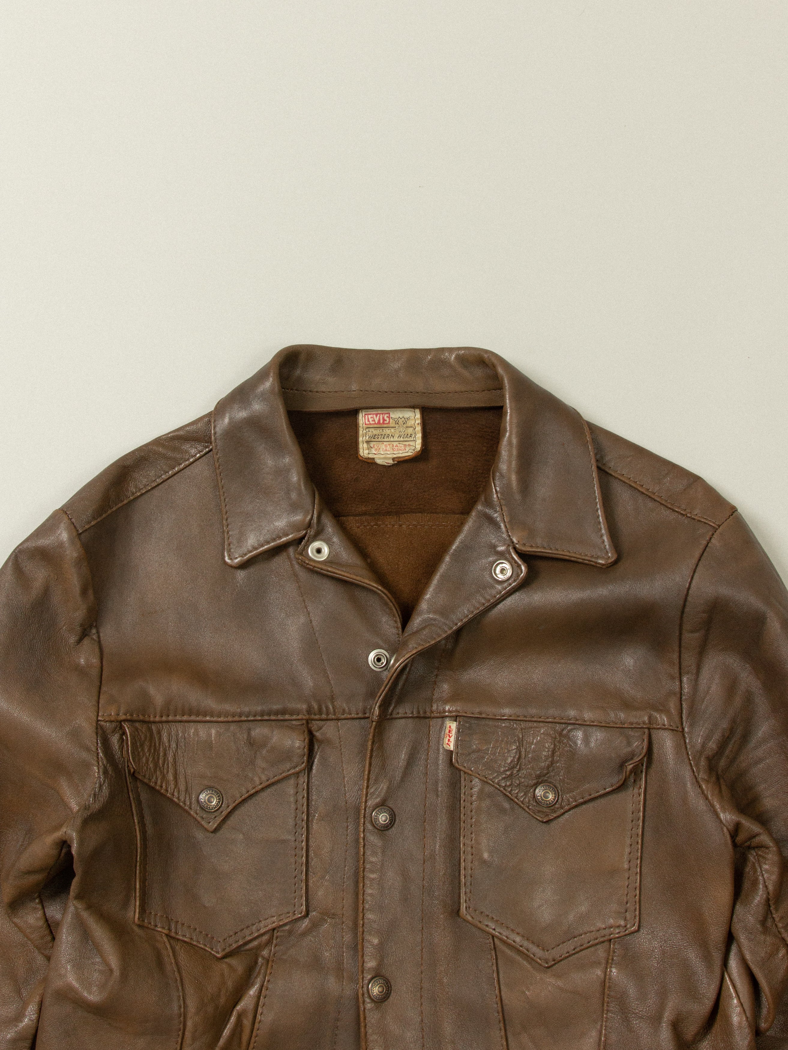 Levis deals leather shirt