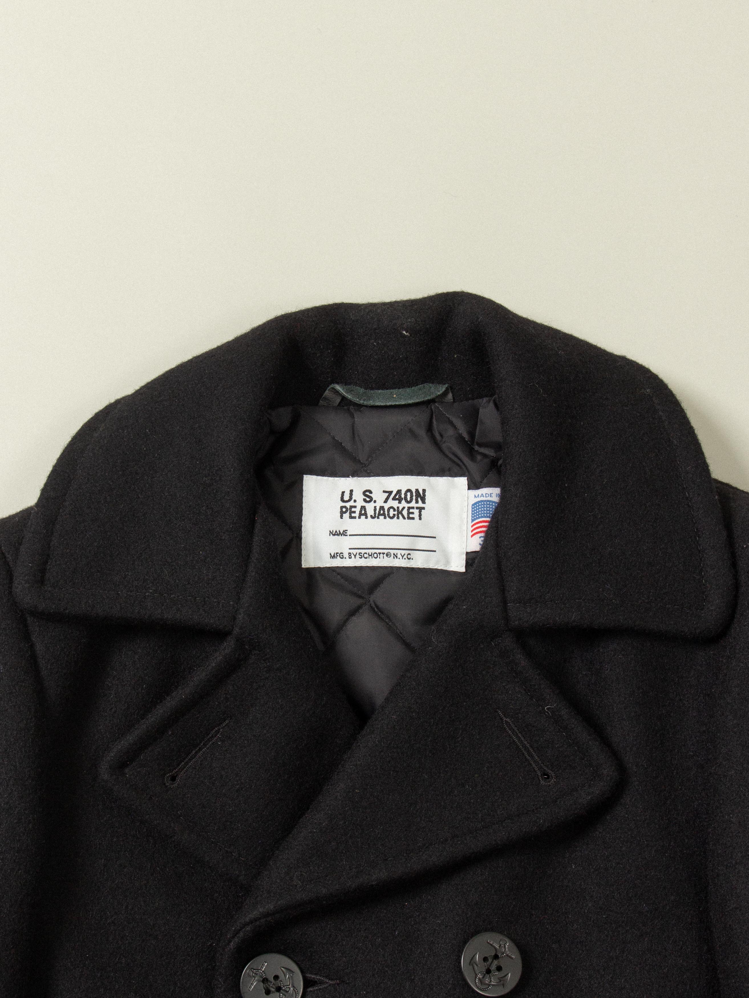 Schott nyc peacoat on sale 740