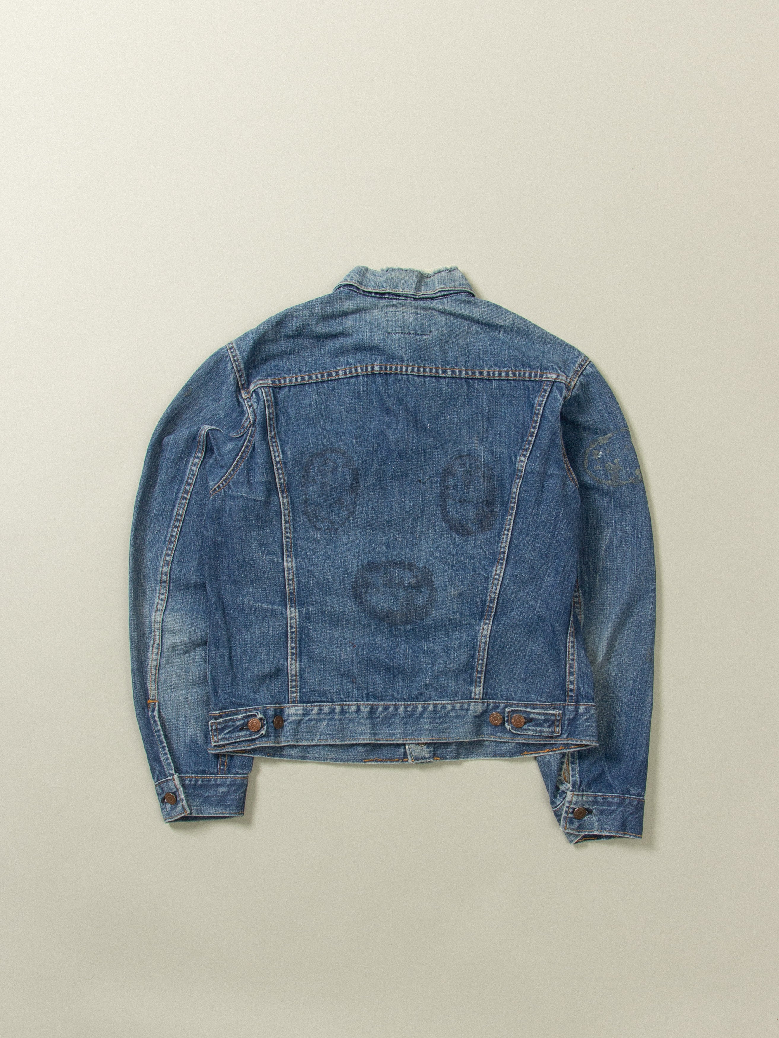 Vtg 1960s Levi s Big E Trucker Denim Jacket S M Broadway Sons