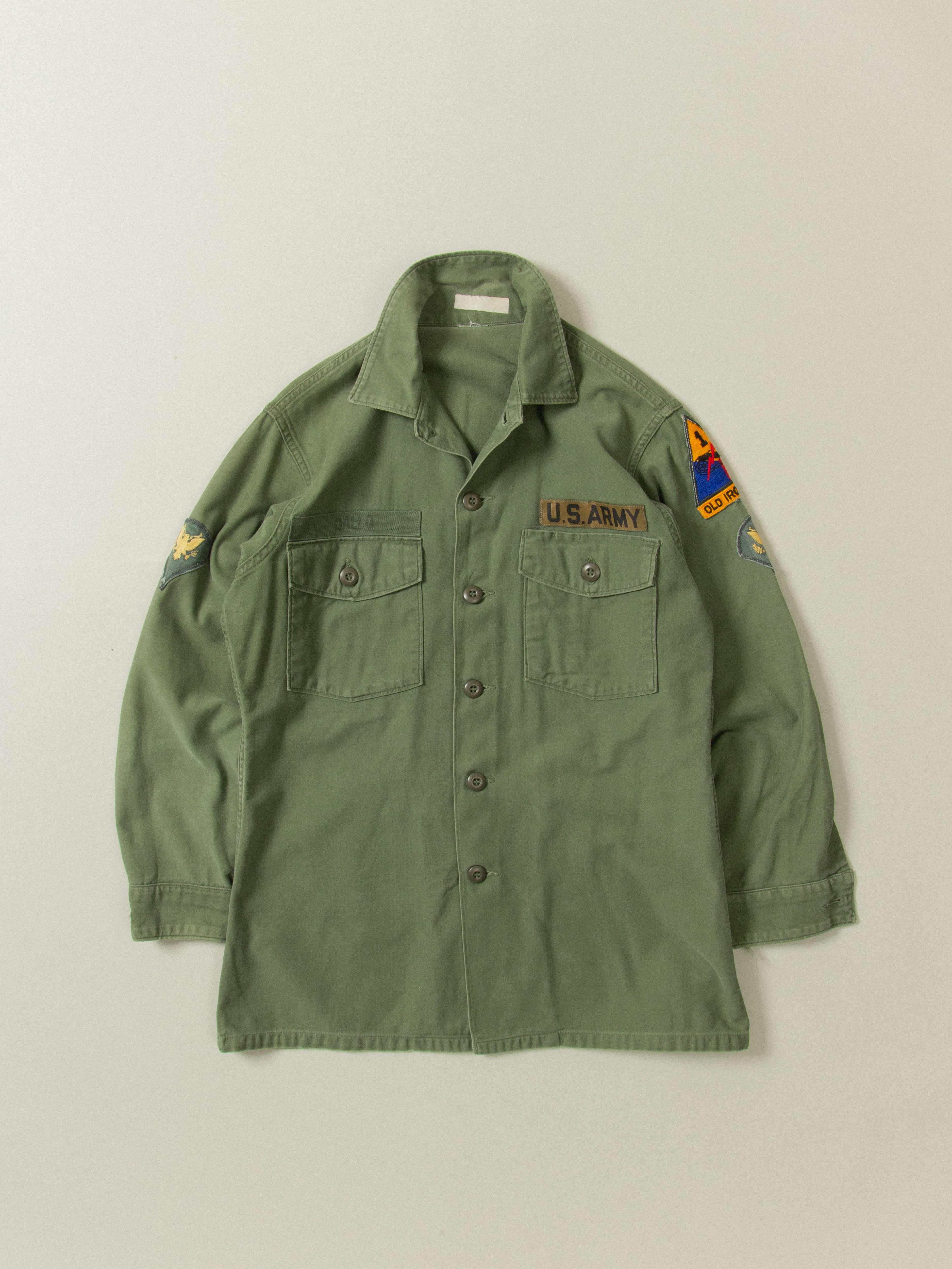 Vtg 60s US Army OG-107 Fatigue Shirt (S) – Broadway & Sons