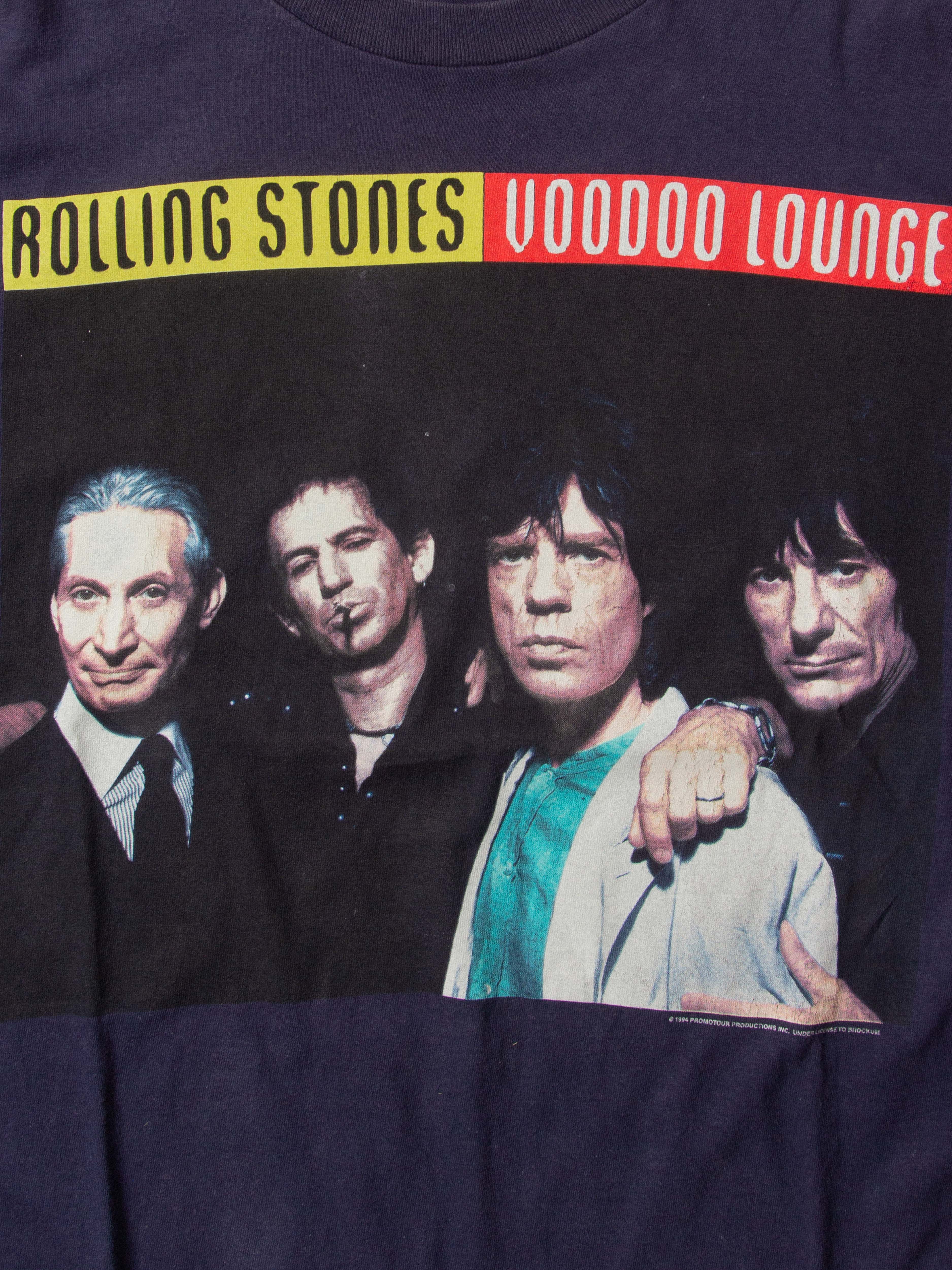 Vtg 1990s Rolling Stones Voodoo Lounge Tee - Made in USA (XL